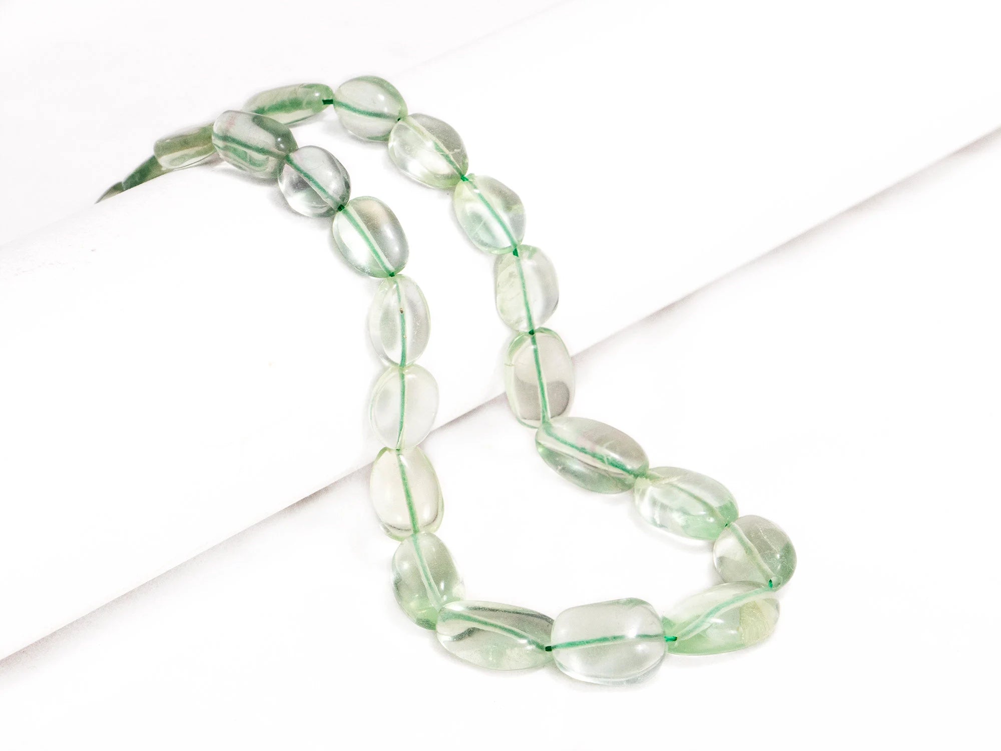 AA Quality Green Fluorite Smooth Nuggets Beads, 7x8.5 mm To 13x18.5 mm, SKU2036