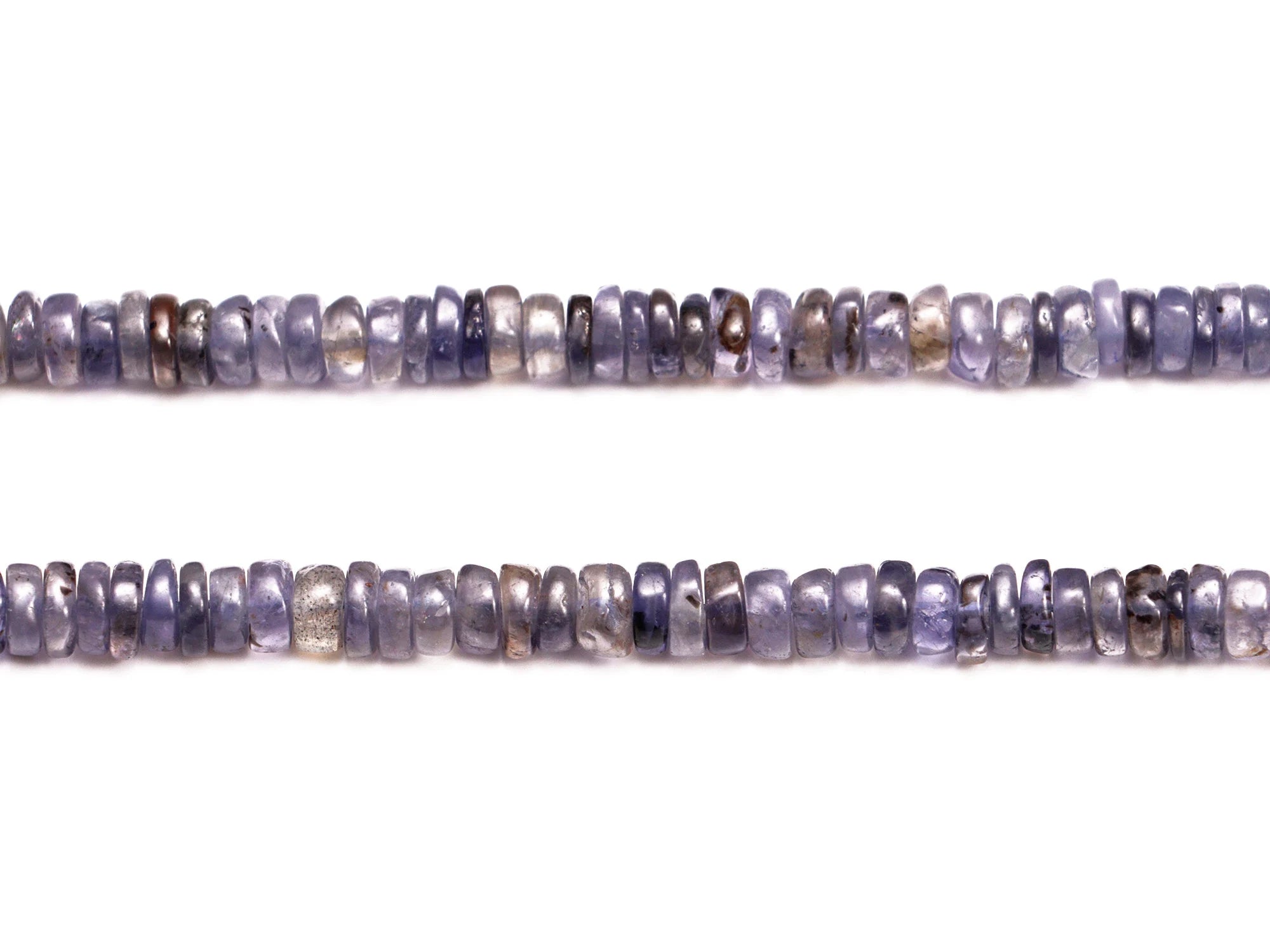 AA Quality Iolite Smooth Tyre Beads, SKU2082