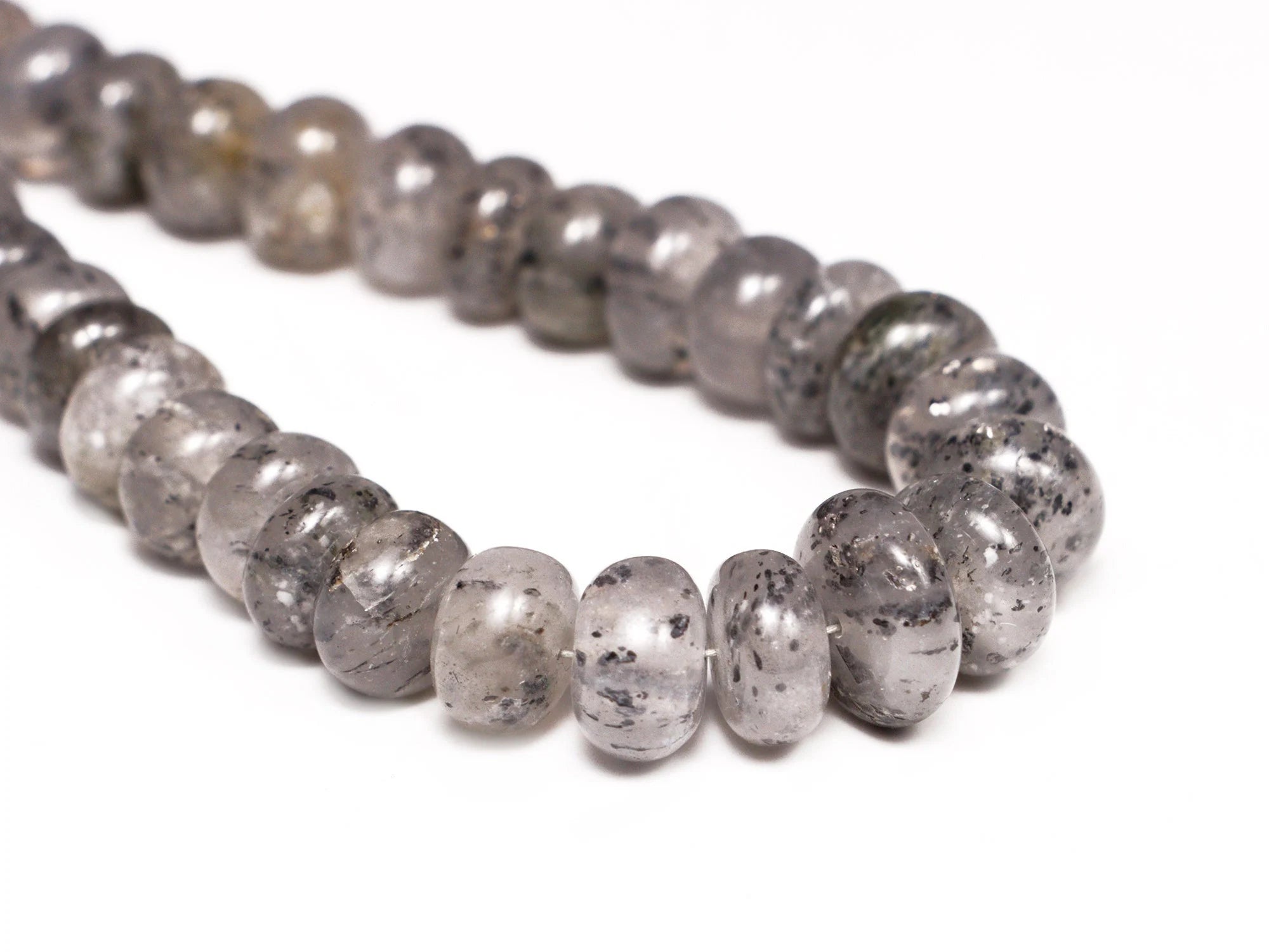 Rutile Smooth Rondelle Beads, 6 to 11 mm, Rutile Beads, SKU2113