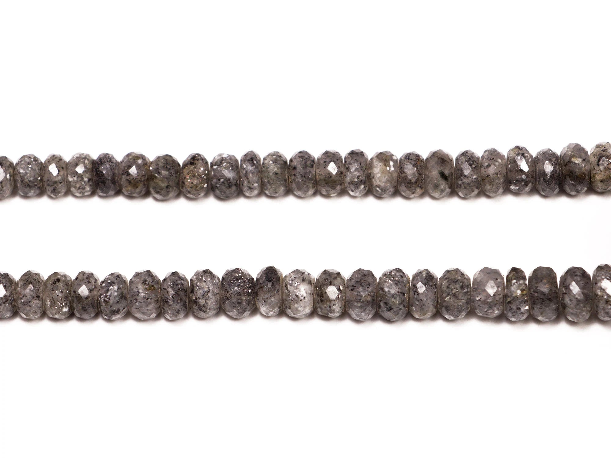 Top Quality Rutile Faceted Rondelle Beads, 8 To 11 mm Beads, SKU2114