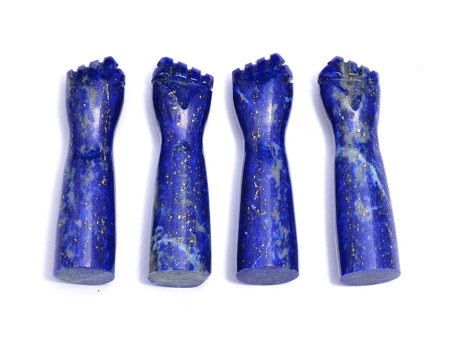 Lapis Lazuli Hand Shape Carving Pendant, 9x34 mm, SKU991