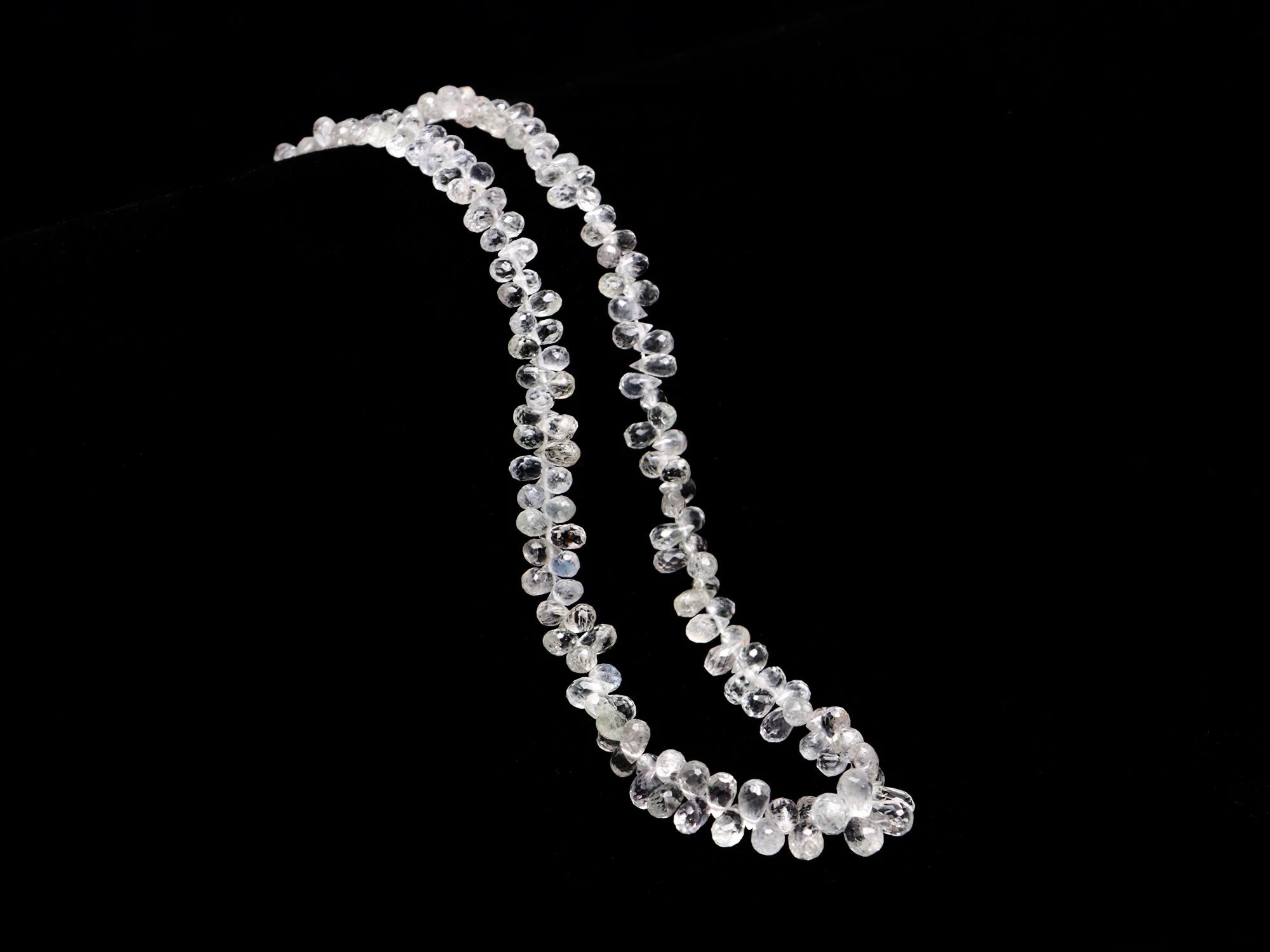 Green Sapphire Faceted Teardrop Beads, 2x3 mm To 4x6 mm, Green Sapphire Faceted Drops, Sapphire Jewelry Making Gemstone Beads