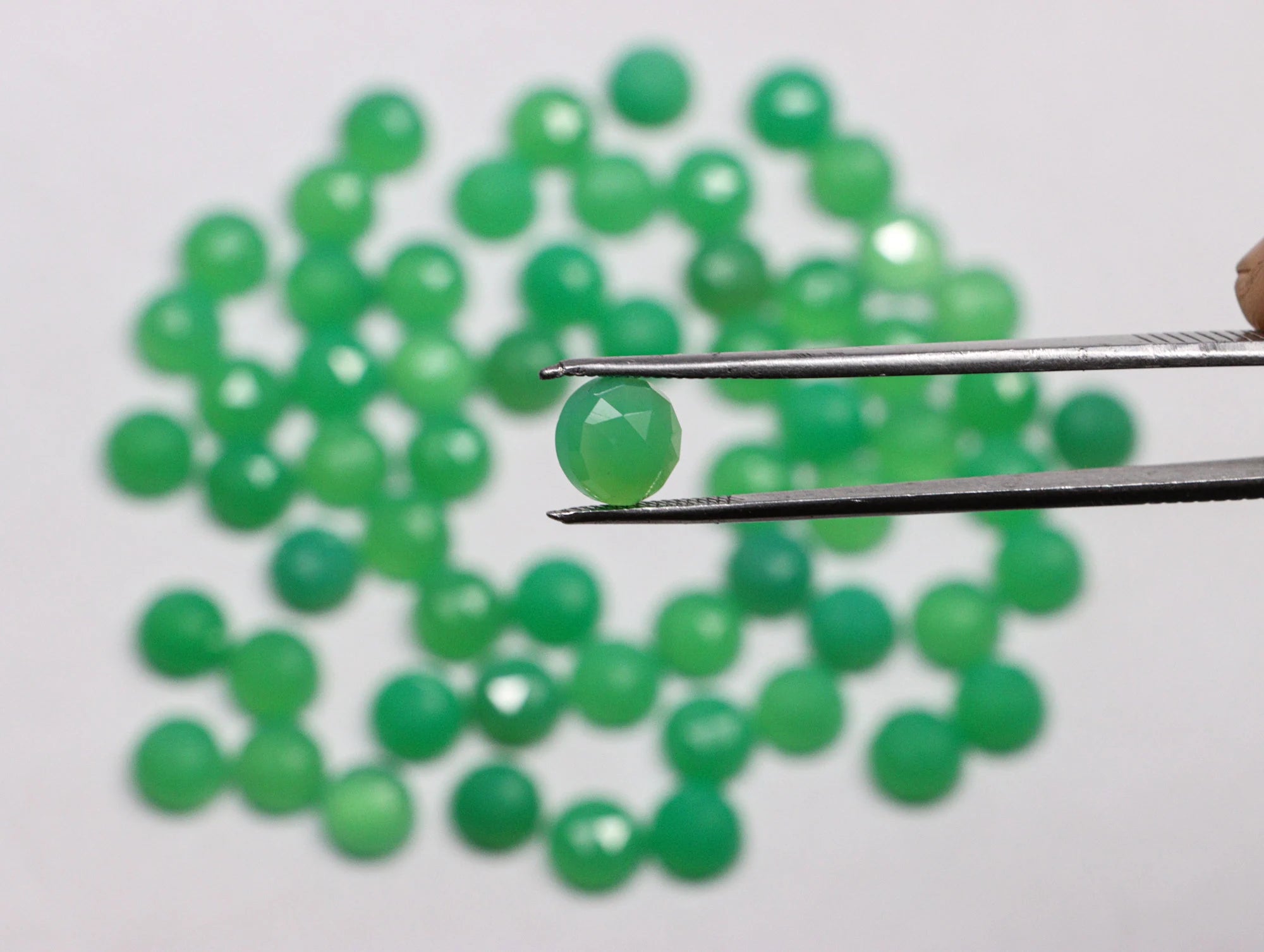 Chalcedony Round Calibrated Loose Gemstone, SKU2221