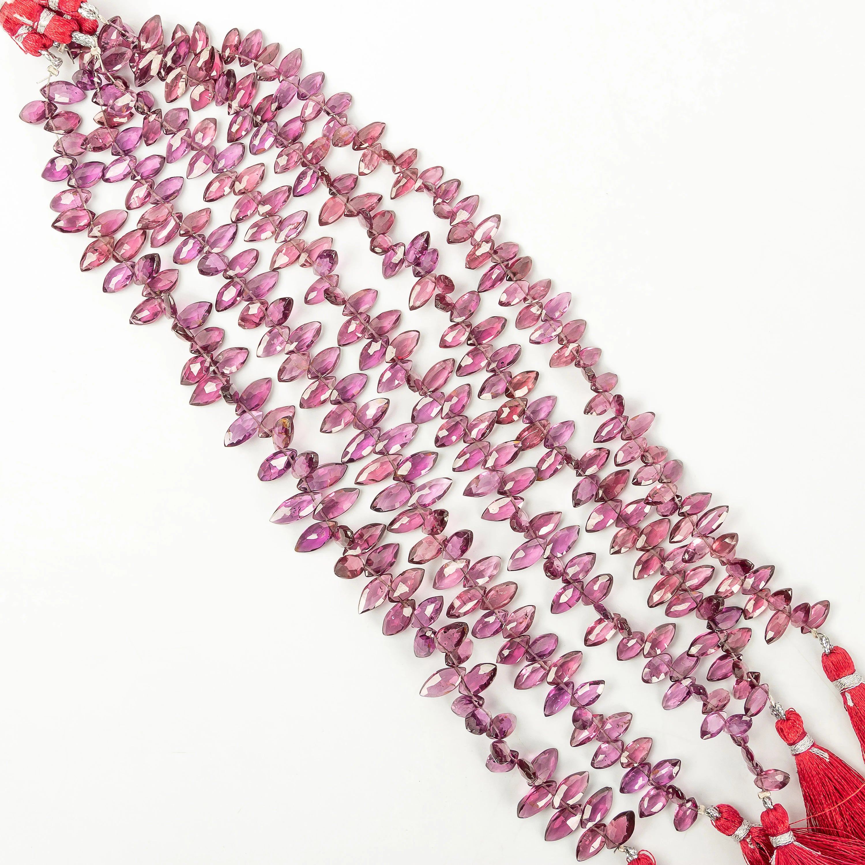 Rhodolite Garnet Faceted Marquise Beads, Garnet Marquise Beads, SKU2215