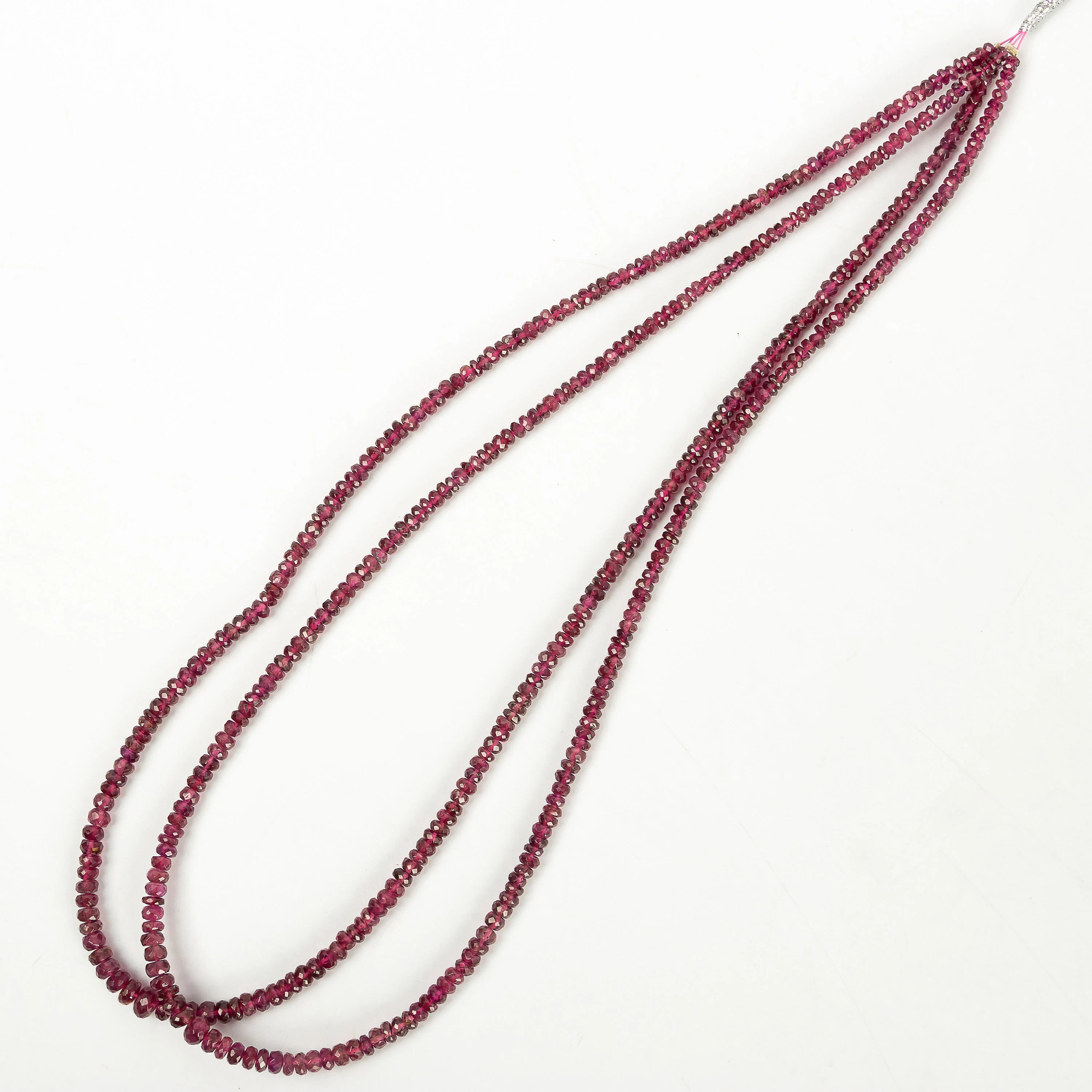 Pink Tourmaline Beads, Rubellite Tourmaline Faceted Beads, 2.5 To 4.5 mm, SKU2253