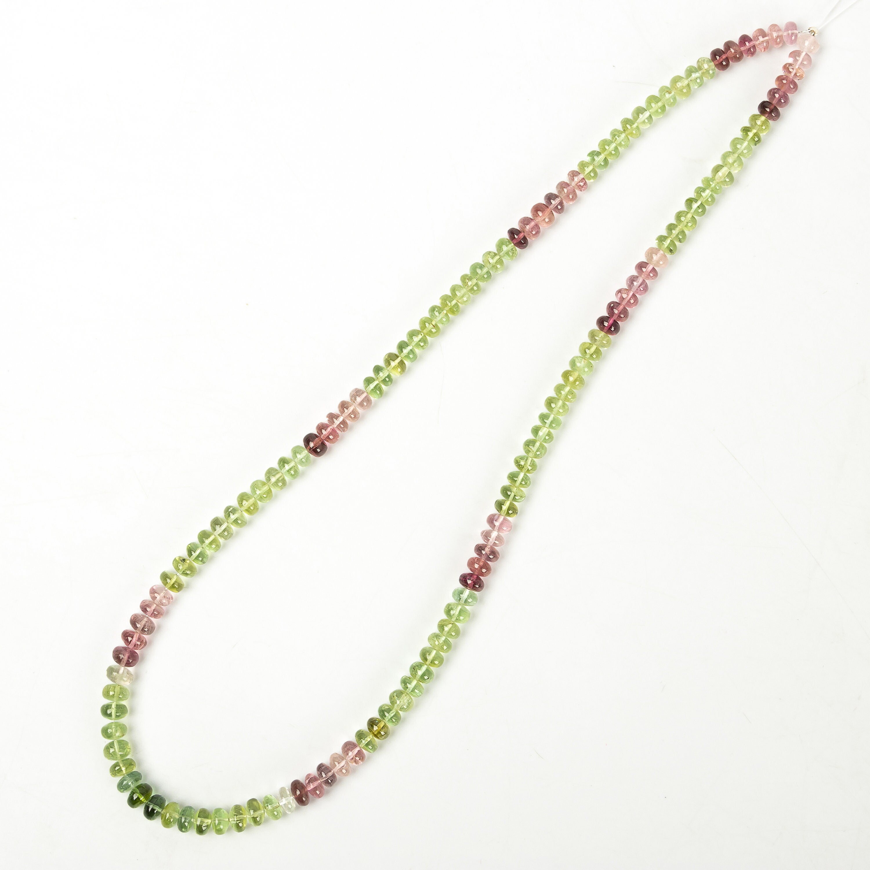 Natural Multi Tourmaline Smooth Rondelle Beads, 5 To 6 mm, Tourmaline Gemstone Beads, SKU2256