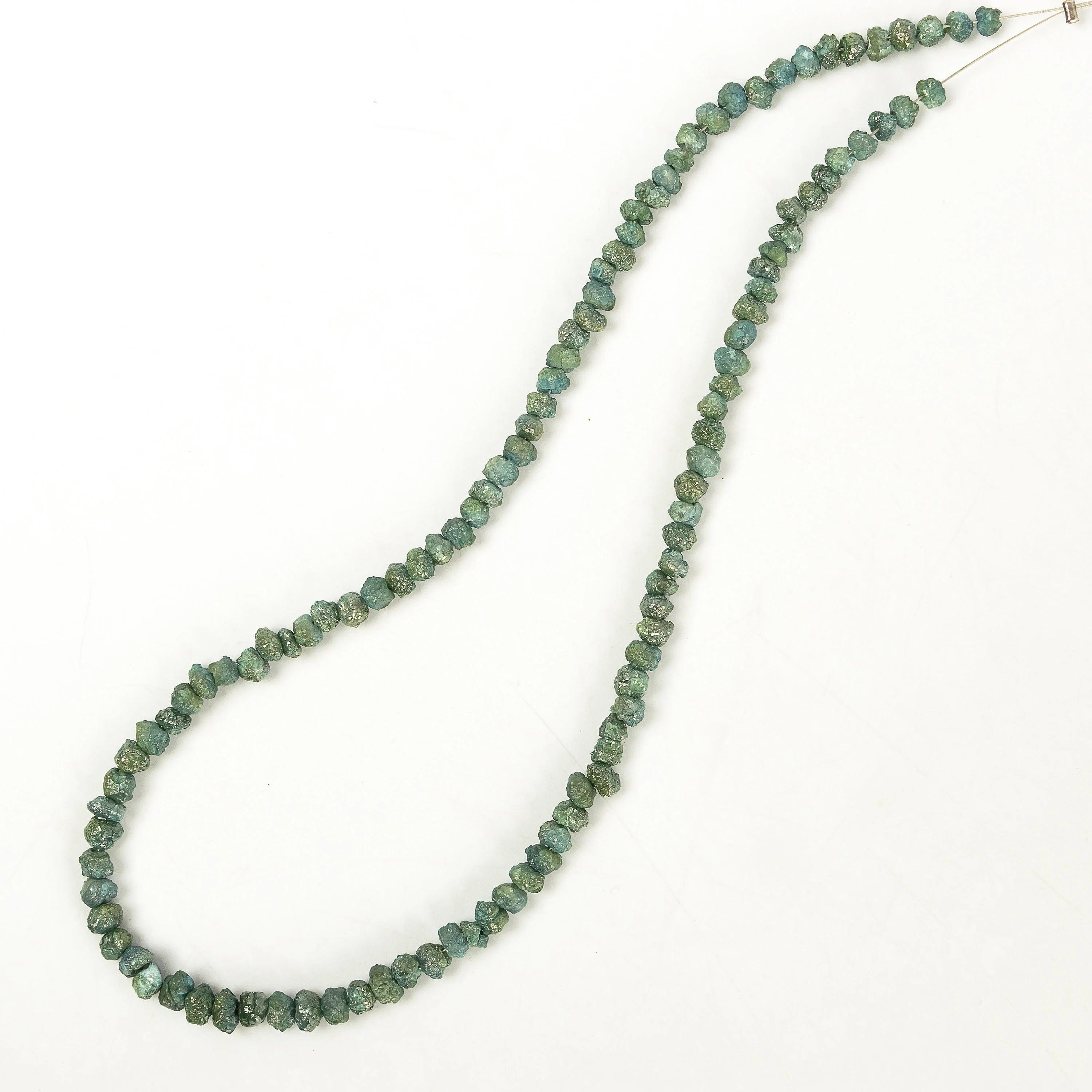 Blue Uncut Diamond Beads, Blue Diamond Organic Raw Beads, SKU2266