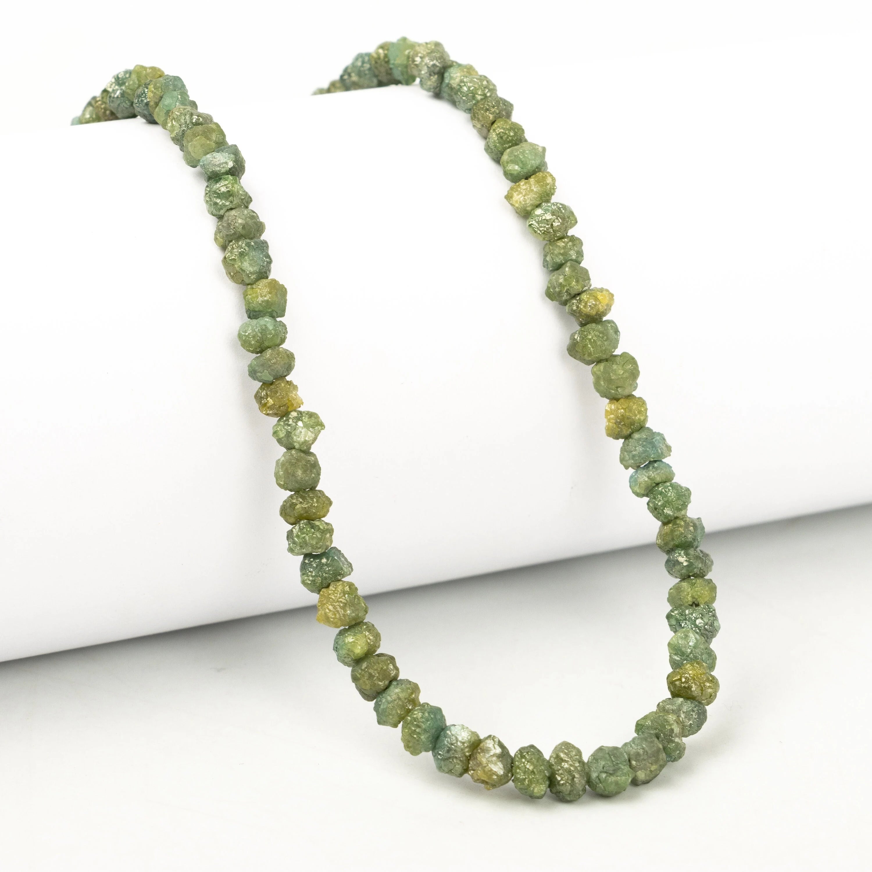 Natural Rare Green Diamond Uncut Rough Beads, Organic Raw Diamond Uncut Jewelry Making, SKU2265