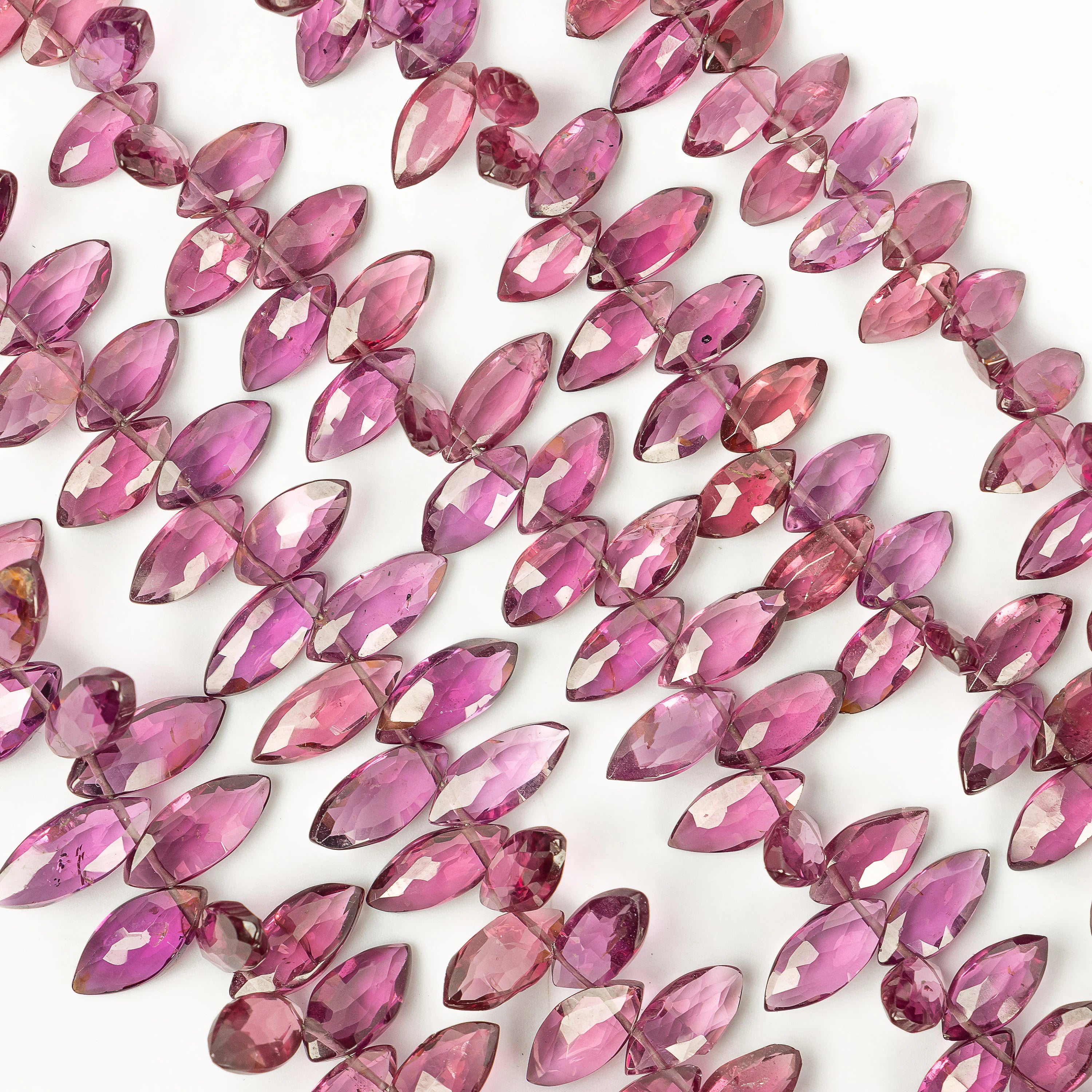 Rhodolite Garnet Faceted Marquise Beads, Garnet Marquise Beads, SKU2215