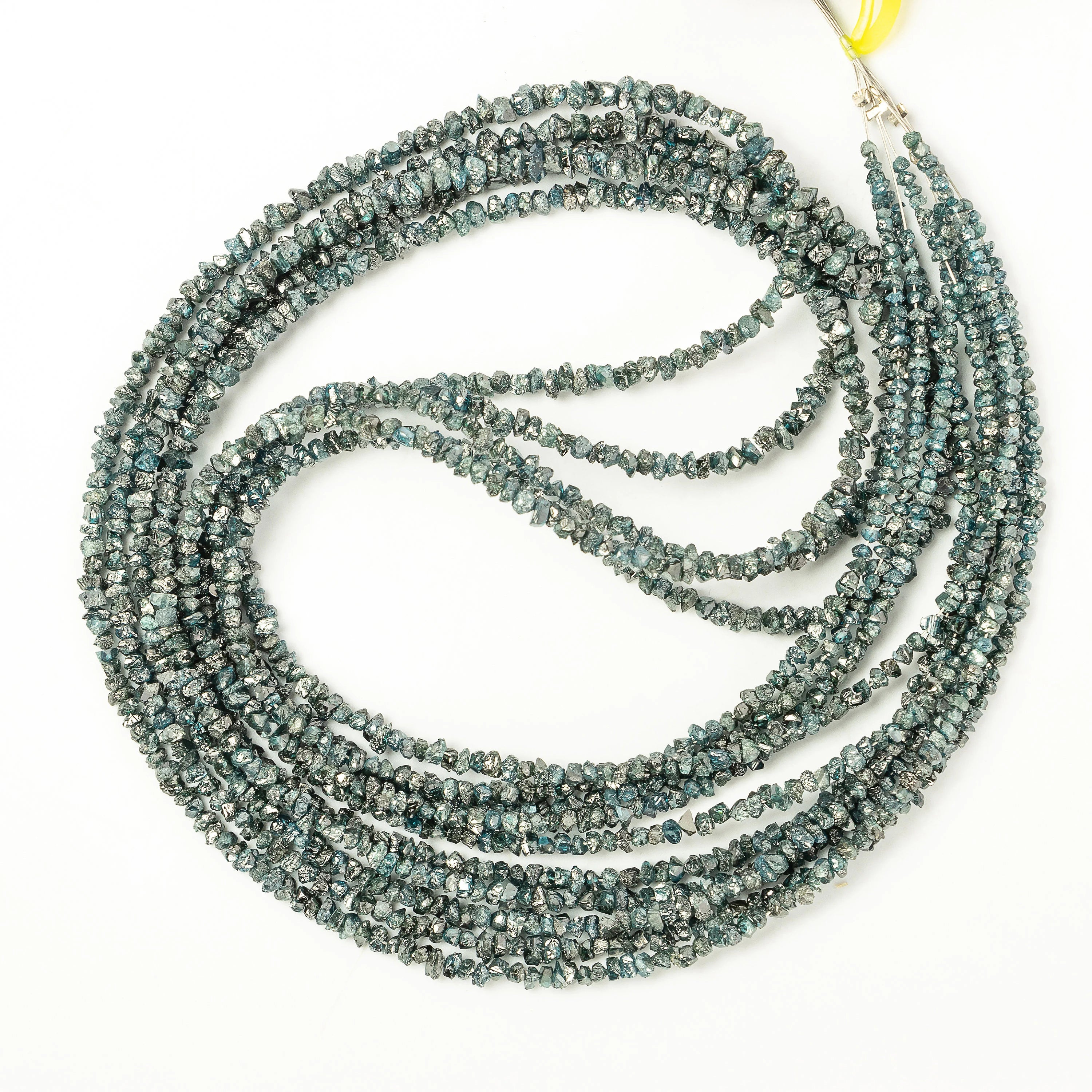 Dark Blue Diamond Uncut Beads, Blue Diamond Raw Uncut Beads, SKU2263