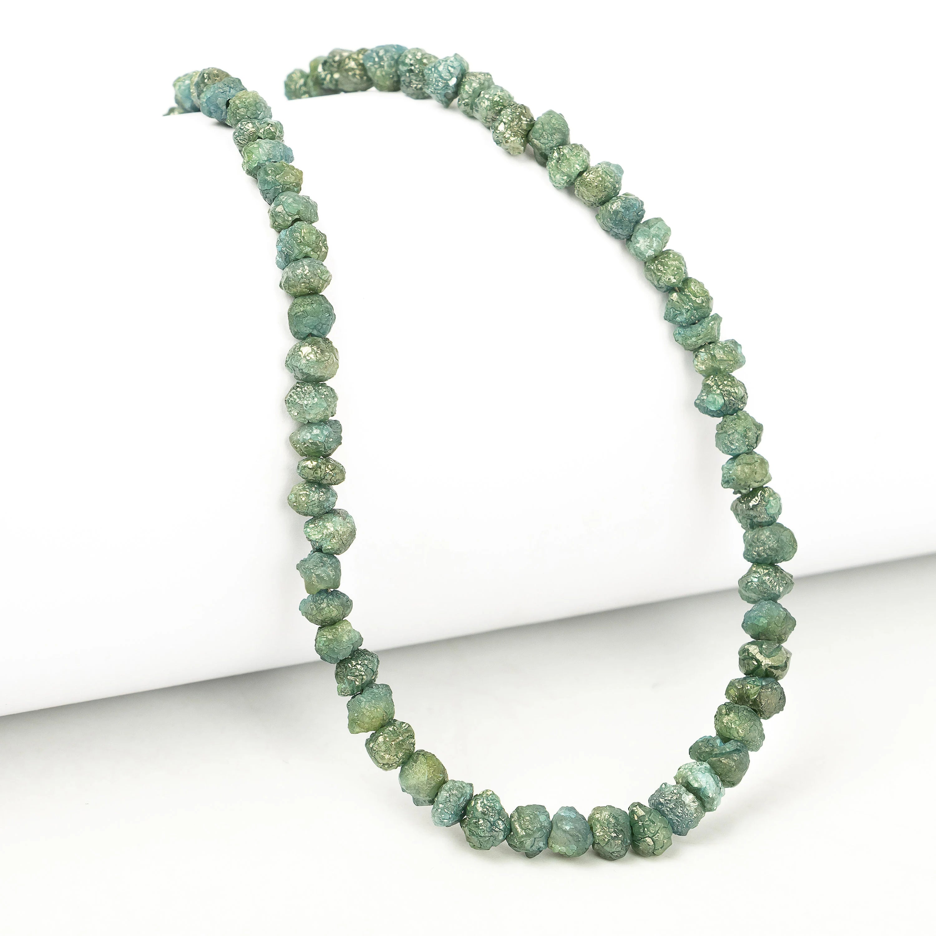 Blue Uncut Diamond Beads, Blue Diamond Organic Raw Beads, SKU2266