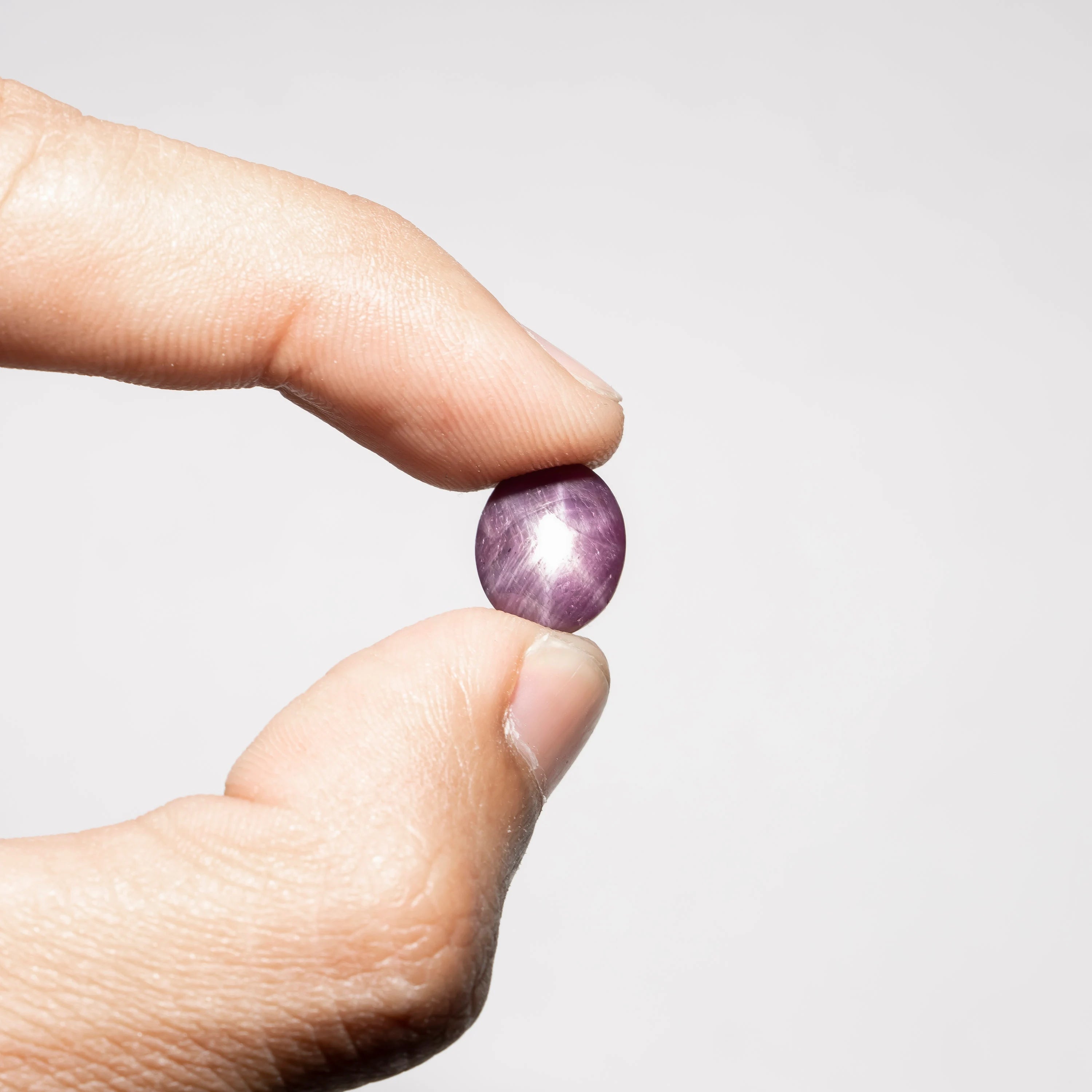 Natural Star Ruby Calibrated Oval Cabochon, 10x12 mm Cabs, SKU2331