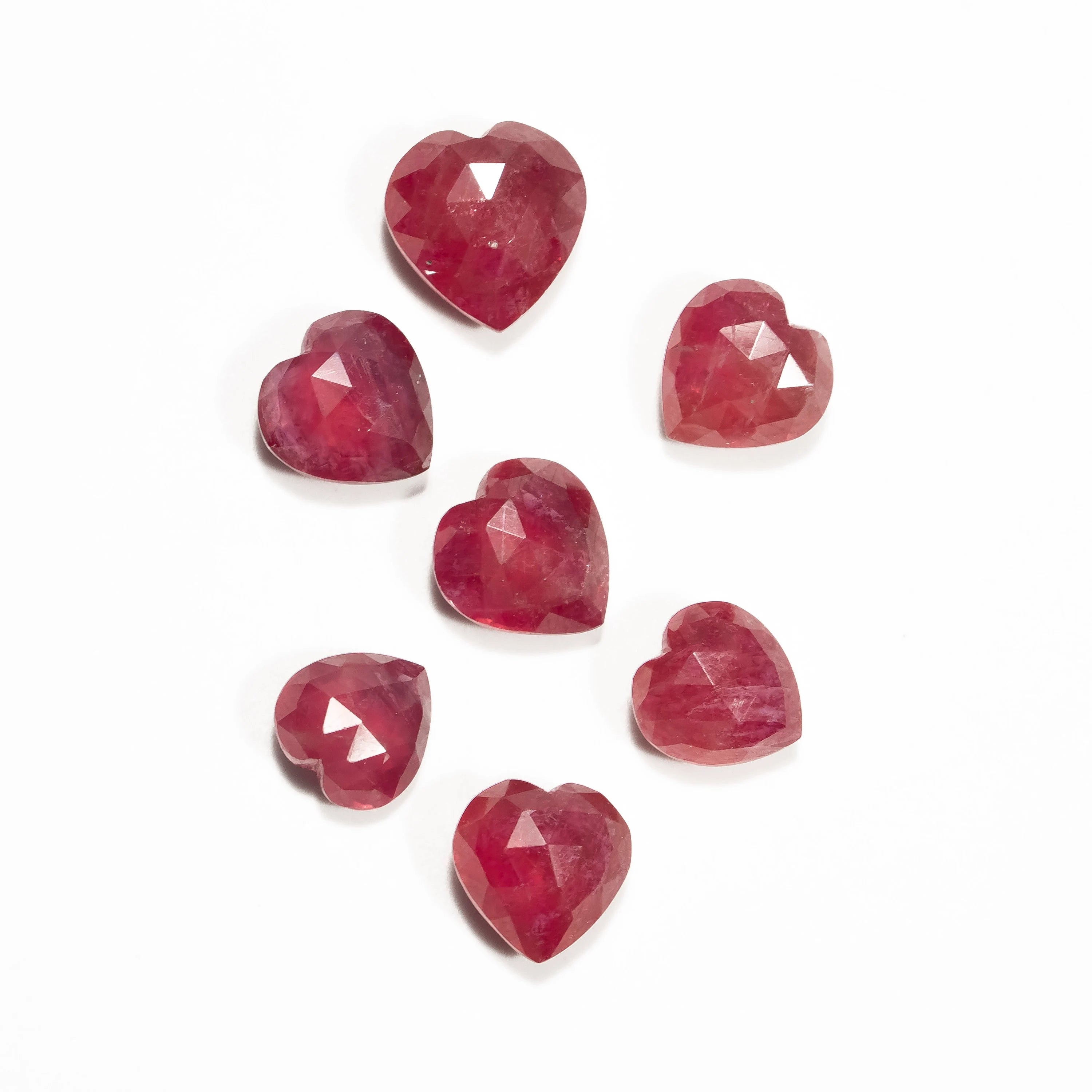 Unique AA Quality Ruby Heart Shape Gemstone Natural Red Ruby, SKU2343