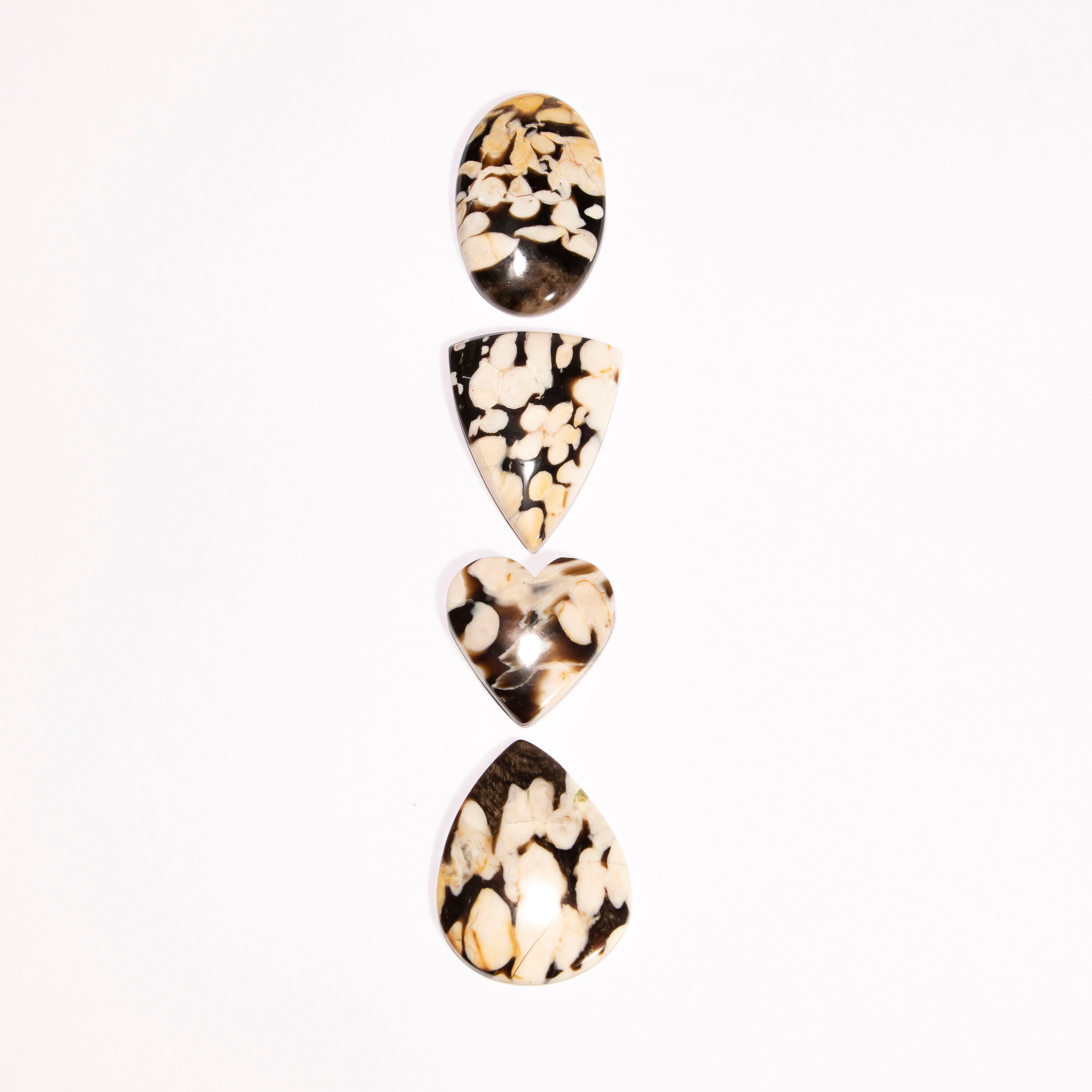 Peanut Wood Mix Shape Smooth Gemstone, Peanut Wood loose Cabochons, Peanut wood Stone, SKU2354