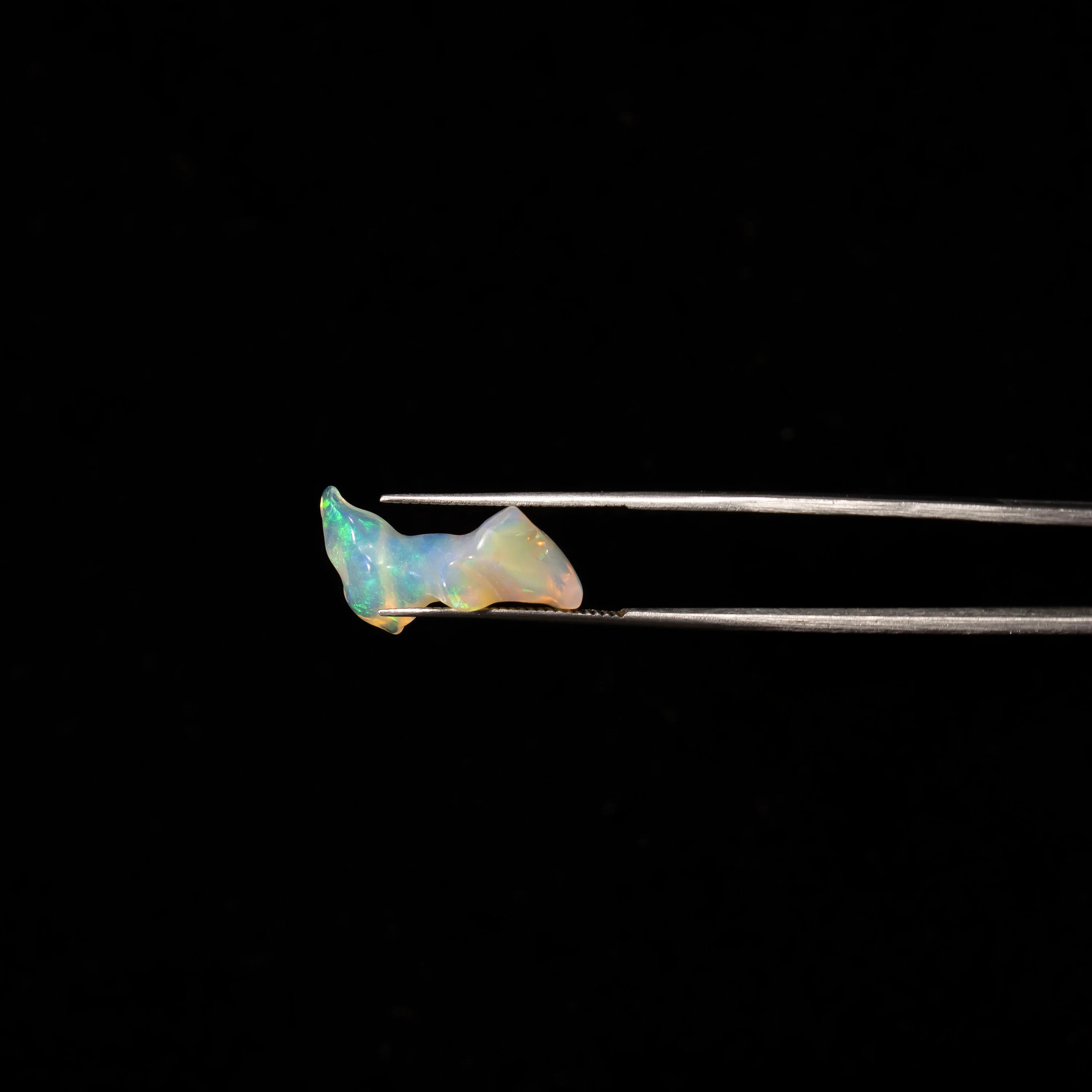 Natural Ethiopian Opal Smooth Unshaped Free Forms Rough Gemstone, 5.5x7 mm To 8x18 mm, 25 Piece, SKU2338
