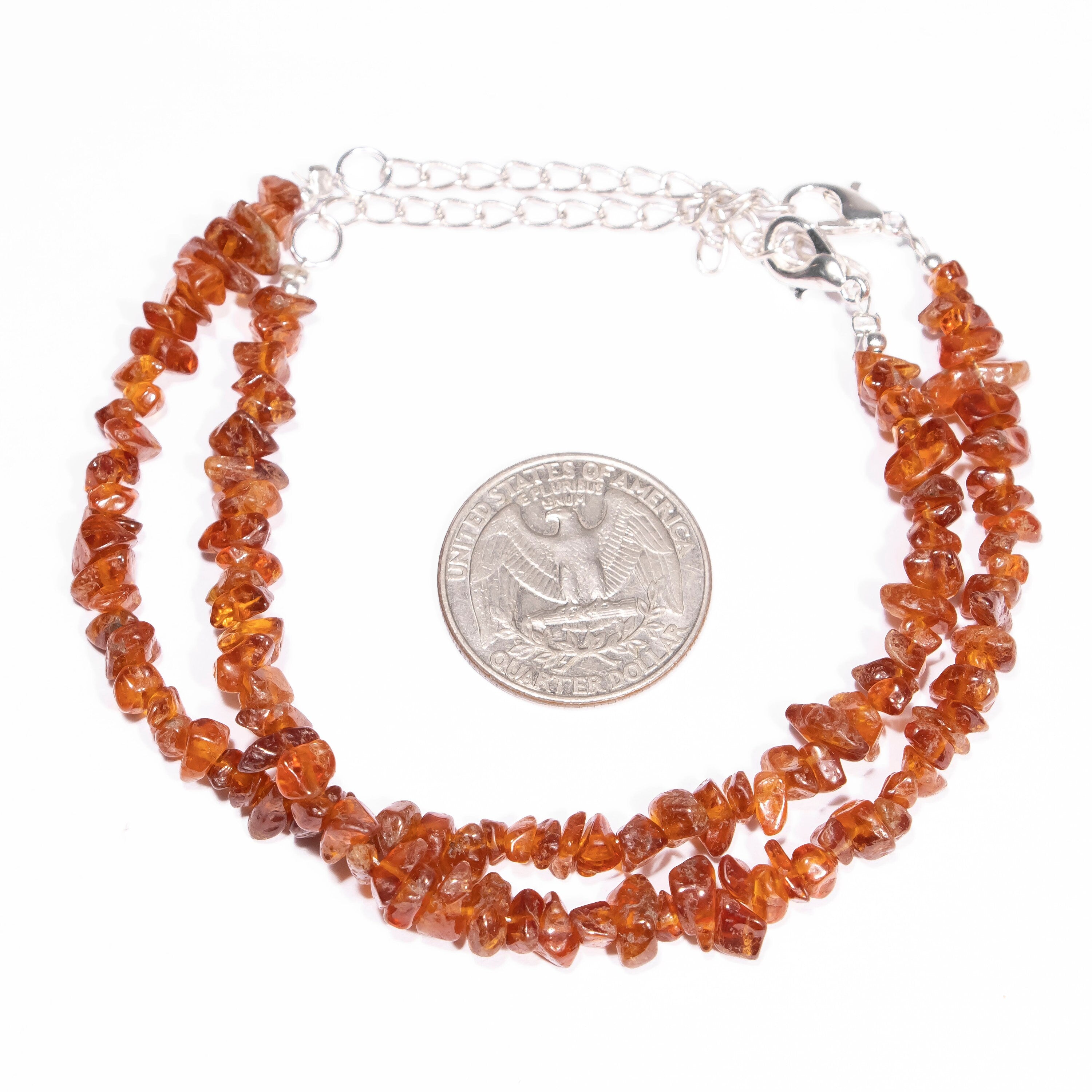 Smooth Uncut Beads Bracelet, 4 mm - 6 mm, SKU2441