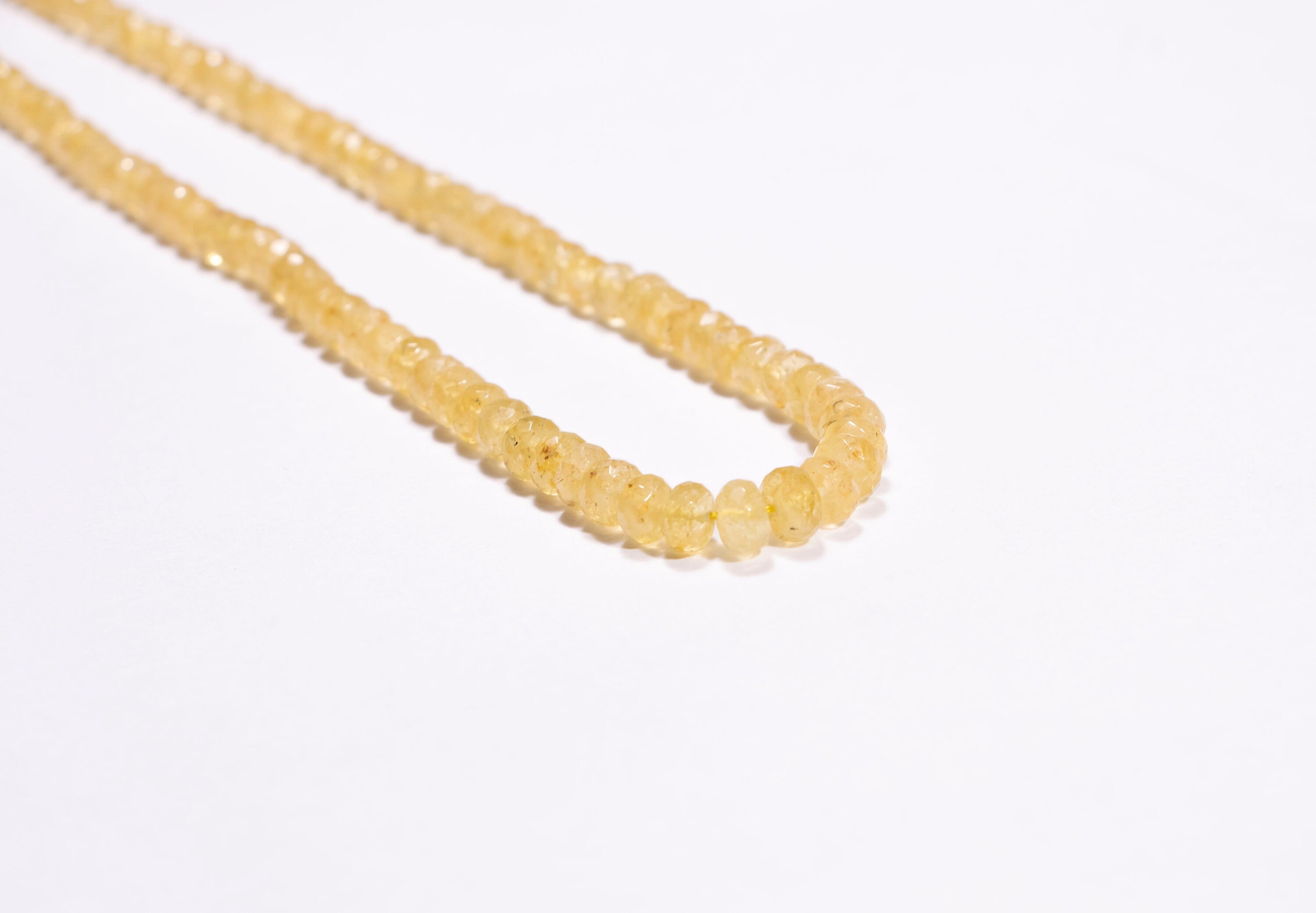 AA Quality, Yellow Aquamarine Faceted Beads, Heliodor Faceted Beads, Yellow Aquamarine Jewelry Faceted Gemstone Beads Jewelry