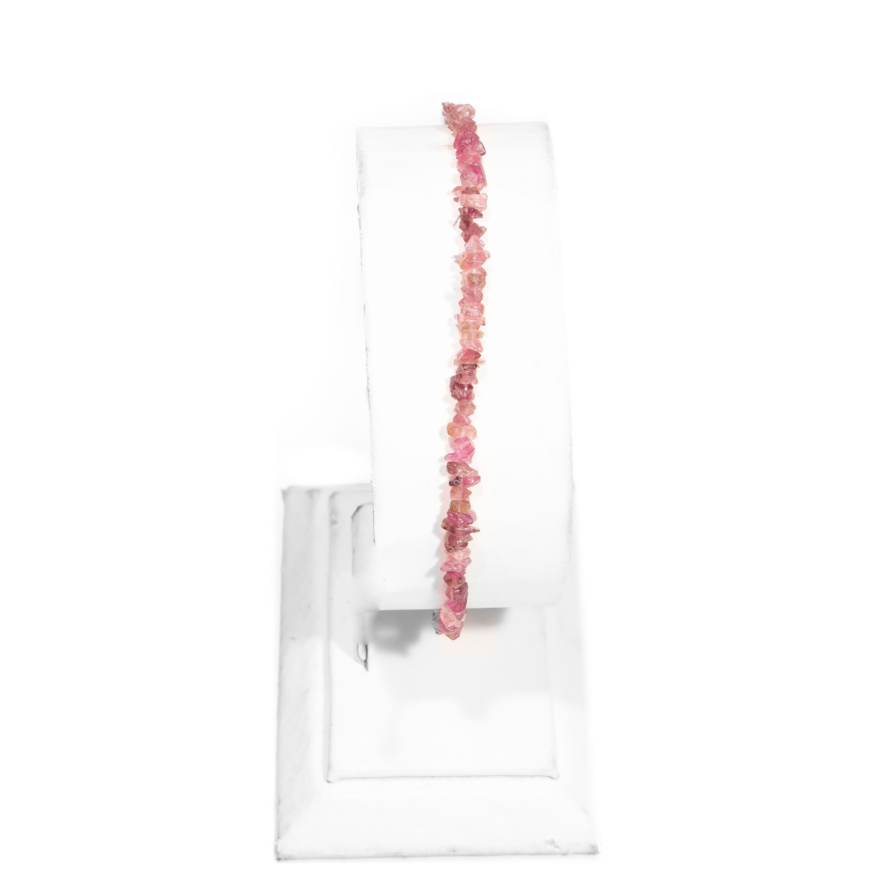 Pink Tourmaline Uncut Beads Bracelet, 3 mm - 5 mm, SKU2443