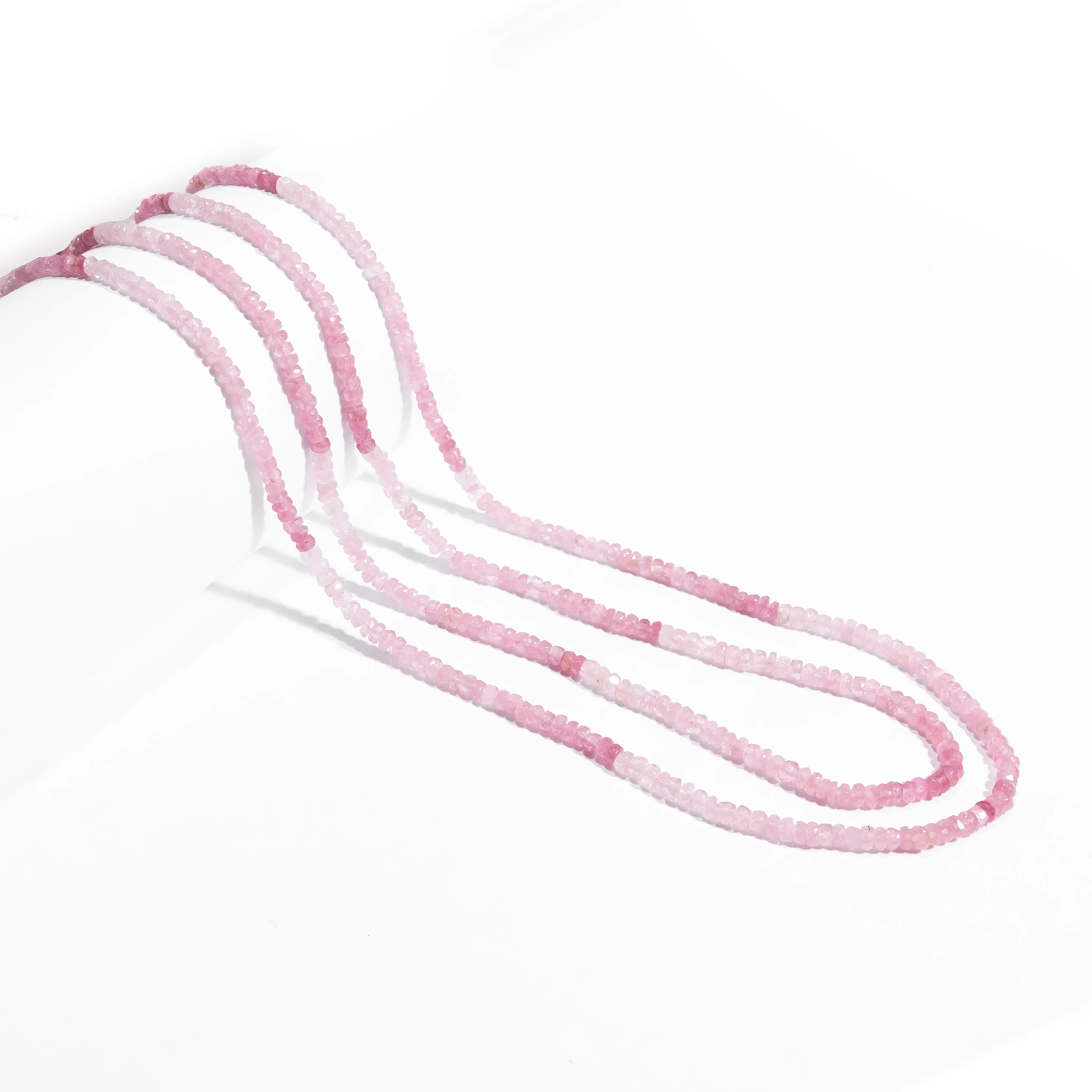 Afghani Pink Tourmaline Faceted Rondelle Beads, Faceted Gemstone, SKU2425