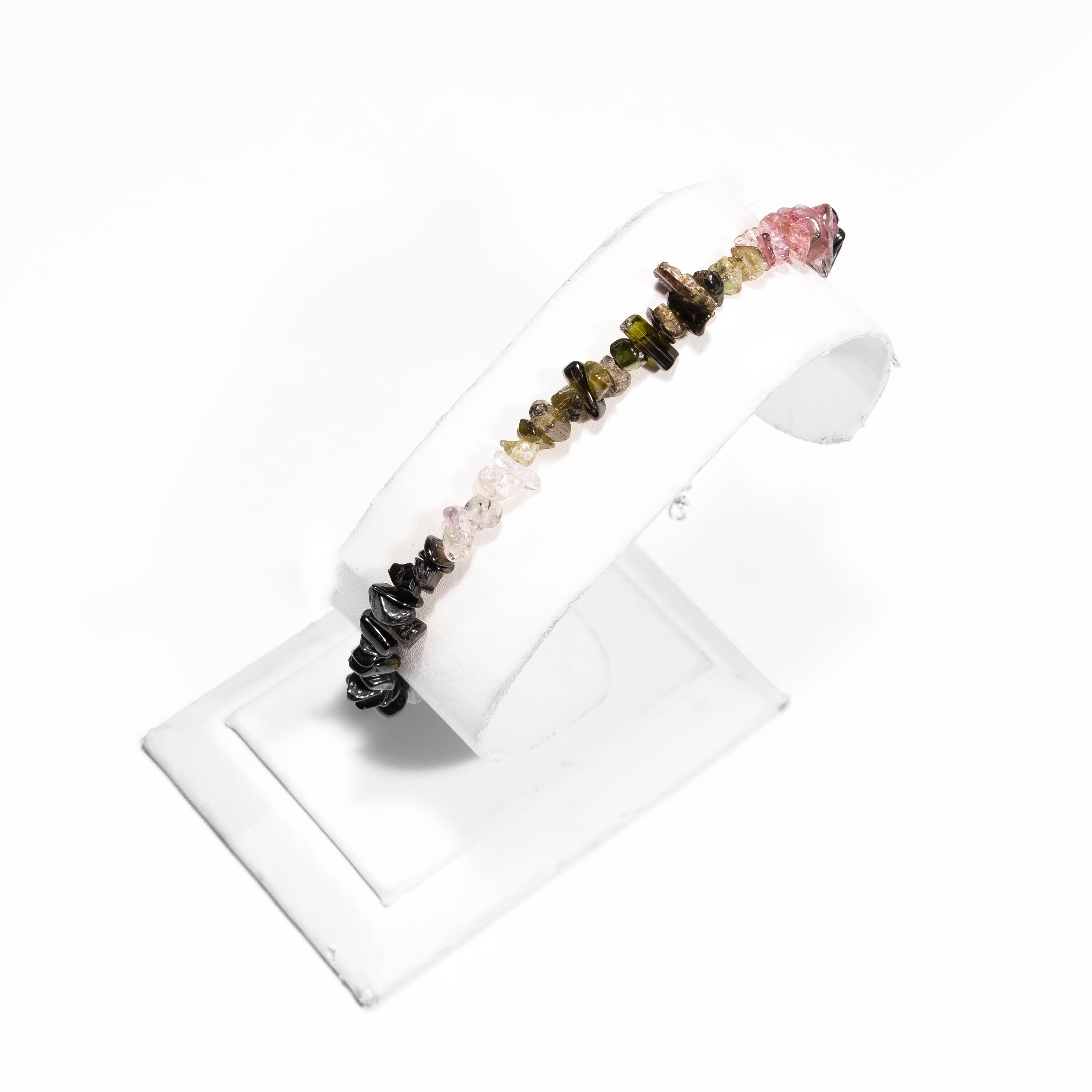 Multi Tourmaline Uncut Beads Bracelet, 4 mm - 6 mm, Tourmaline Uncut  Bracelet, SKU2448