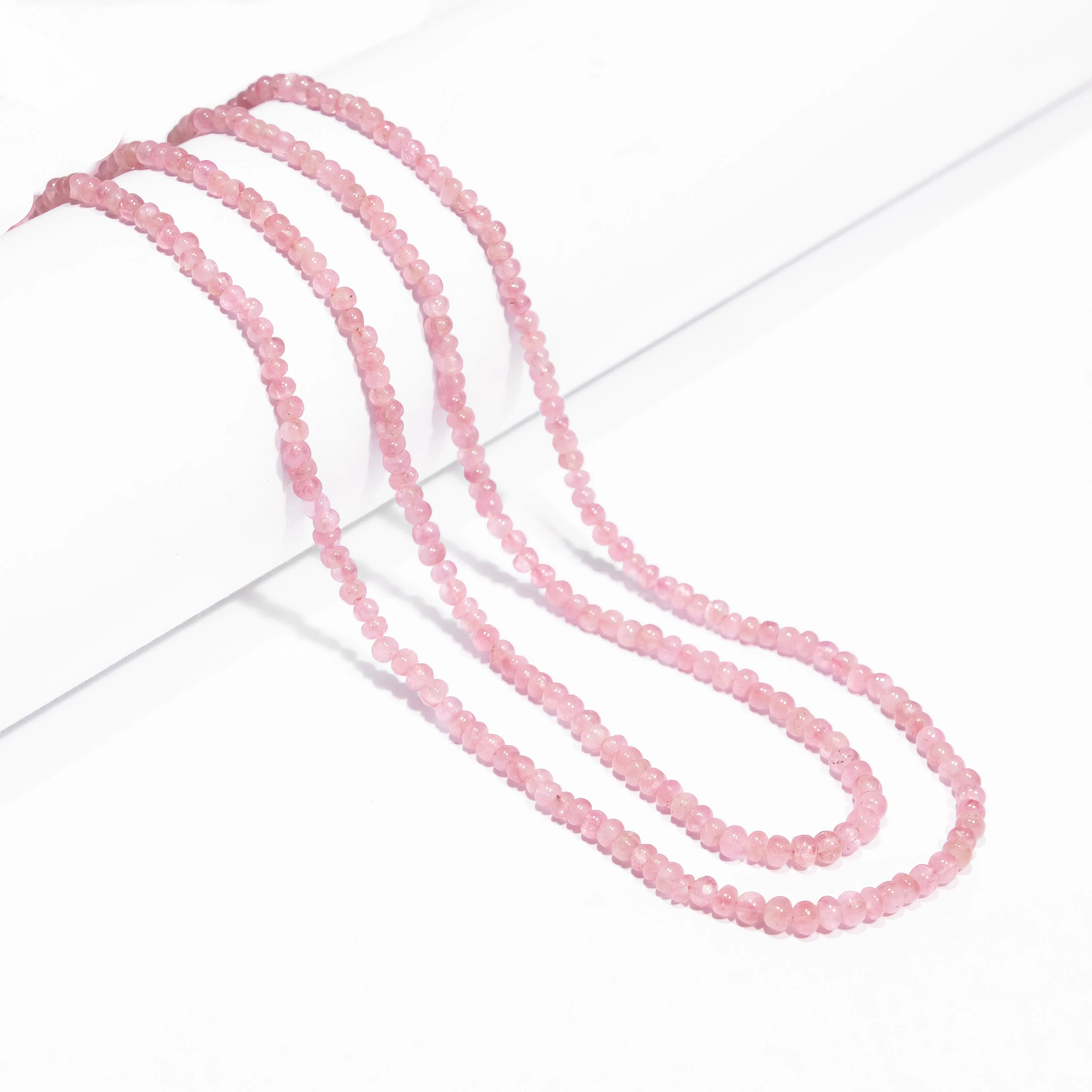 Pink Tourmaline Smooth Rondelle Beads, Tourmaline Rondelle Bead, Smooth Tourmaline, SKU2460