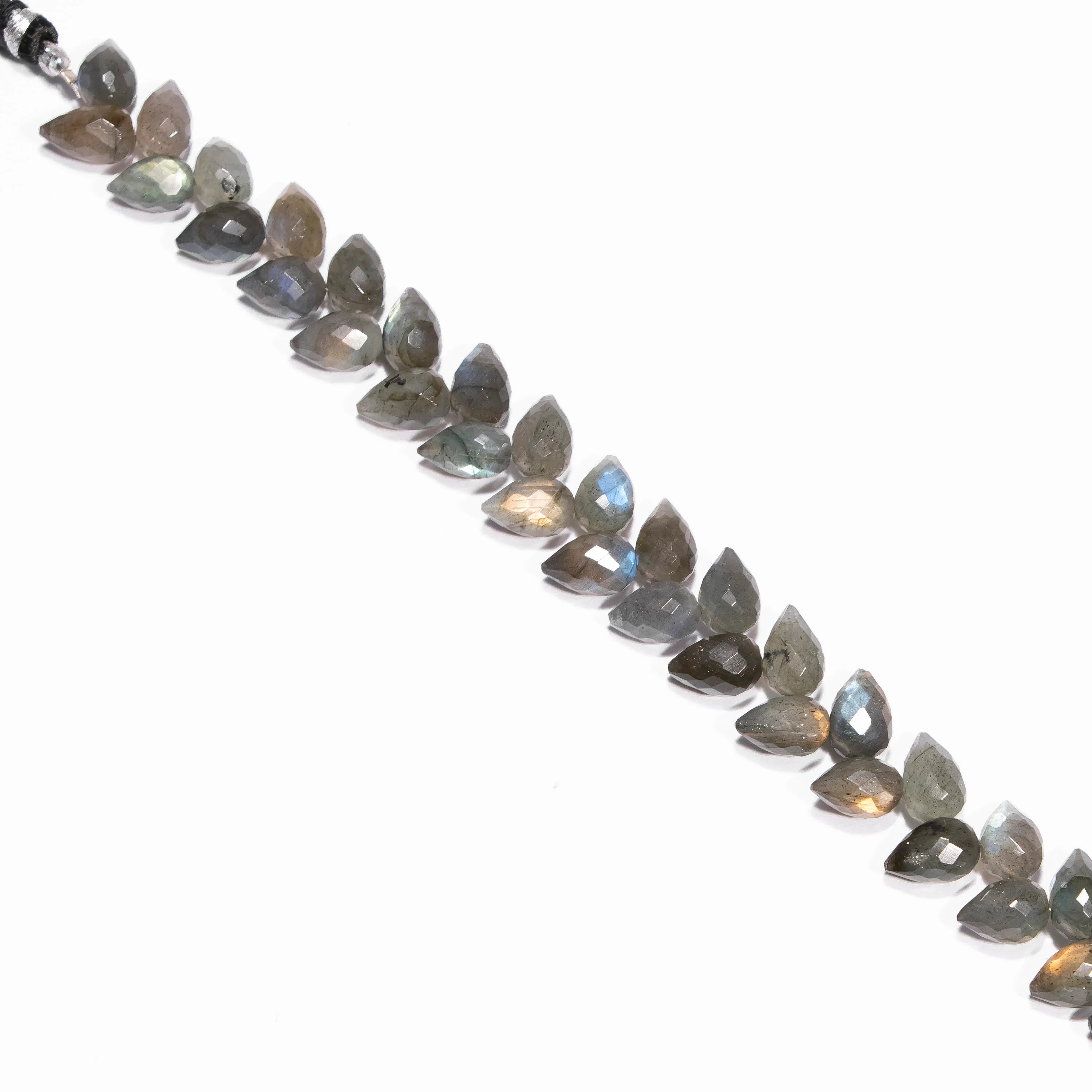 AA Quality Labradorite Faceted Tulip Drops, Labradorite Faceted Drops, SKU2457