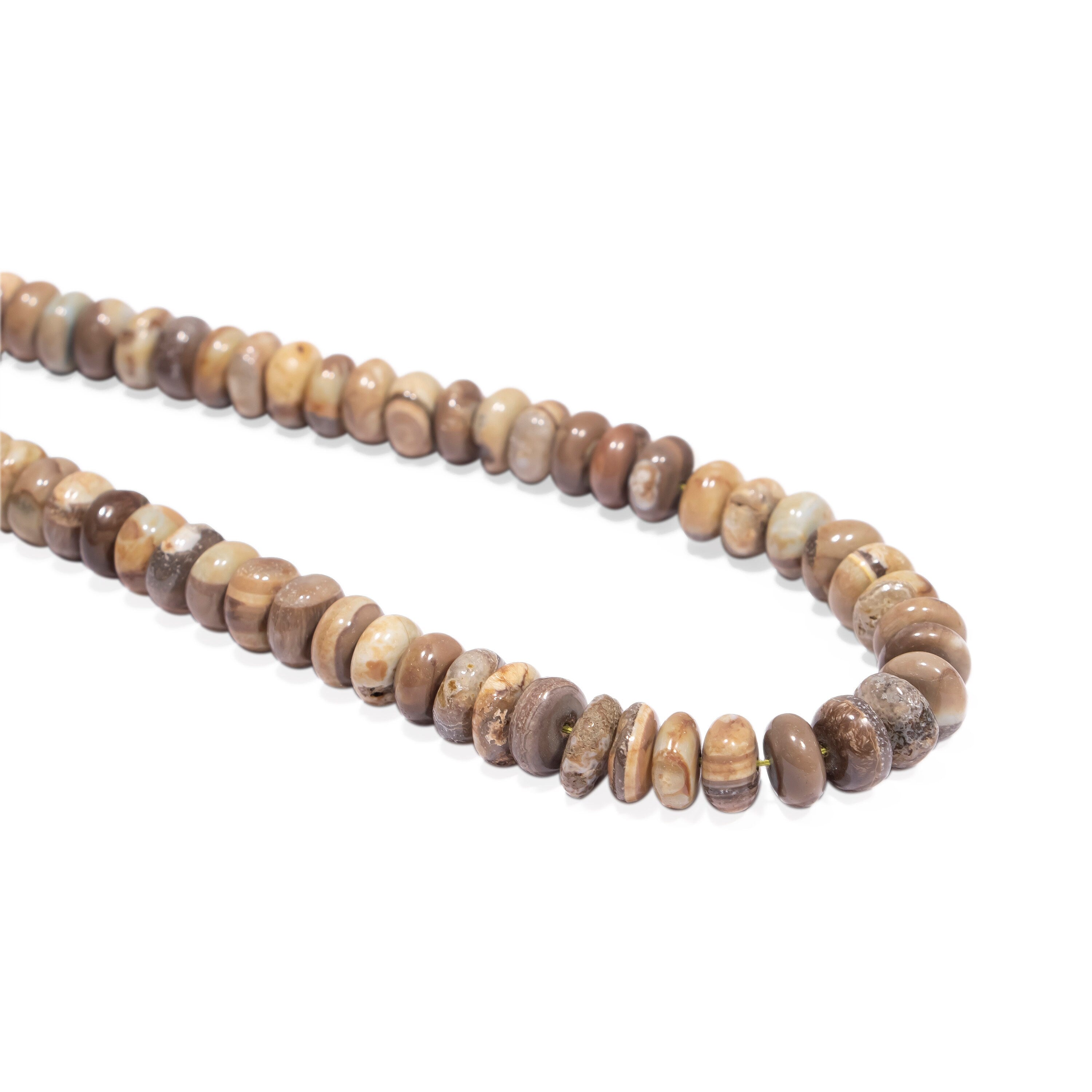 Brown Opal Smooth Rondelle Beads, Fancy Color Opal Beads, Opal Smooth Beads, Opal Rondelle Beads, Opal Jewelry Making Beads, SKU2474
