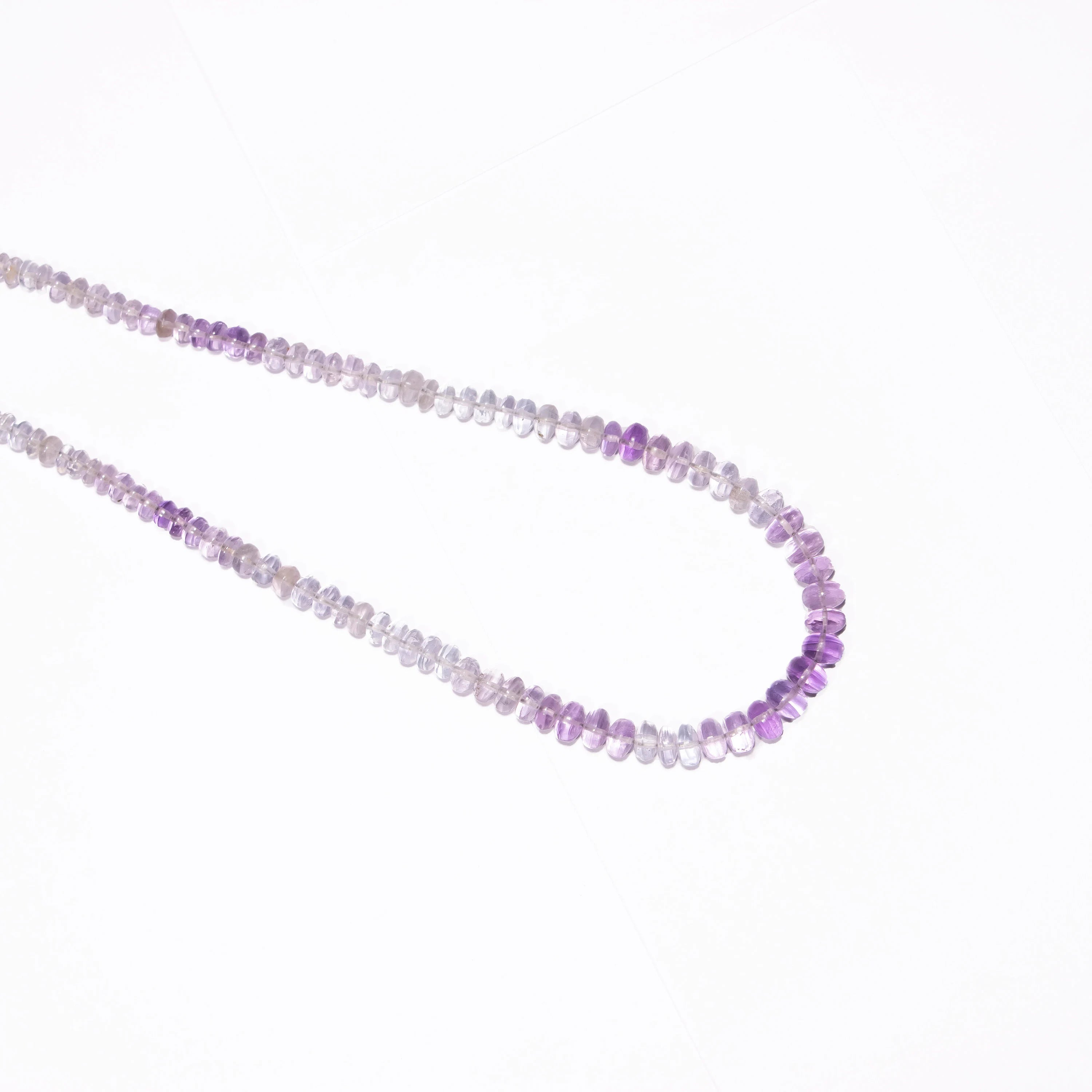 Natural Fluorite Smooth Rondelle Beads, High Quality Gemstone Beads, DIY Making Jewelry, SKU2369