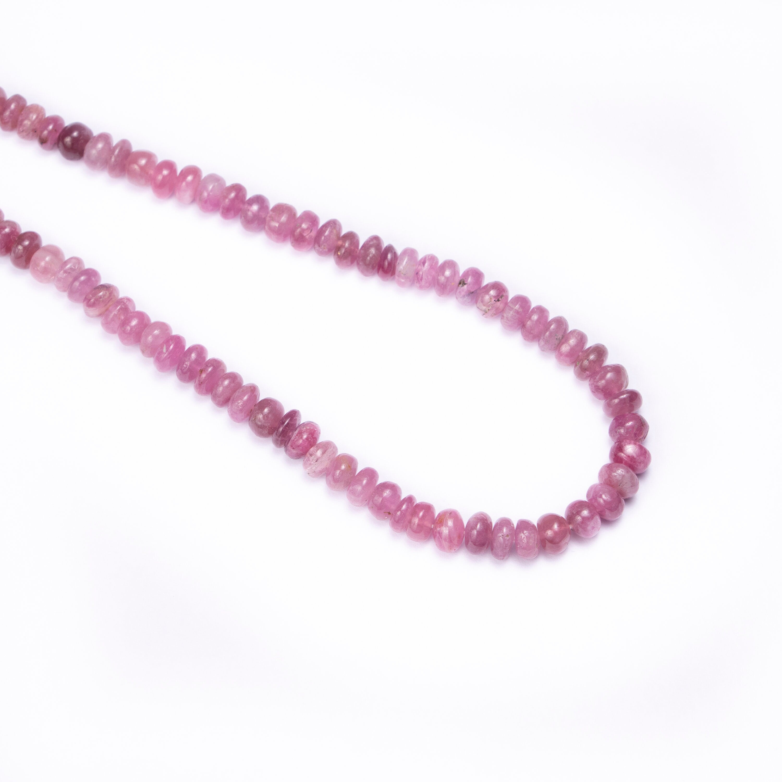 6 MM AA Quality Natural Pink Tourmaline Beads Smooth Shaded Rondelle Beads,SKU2504