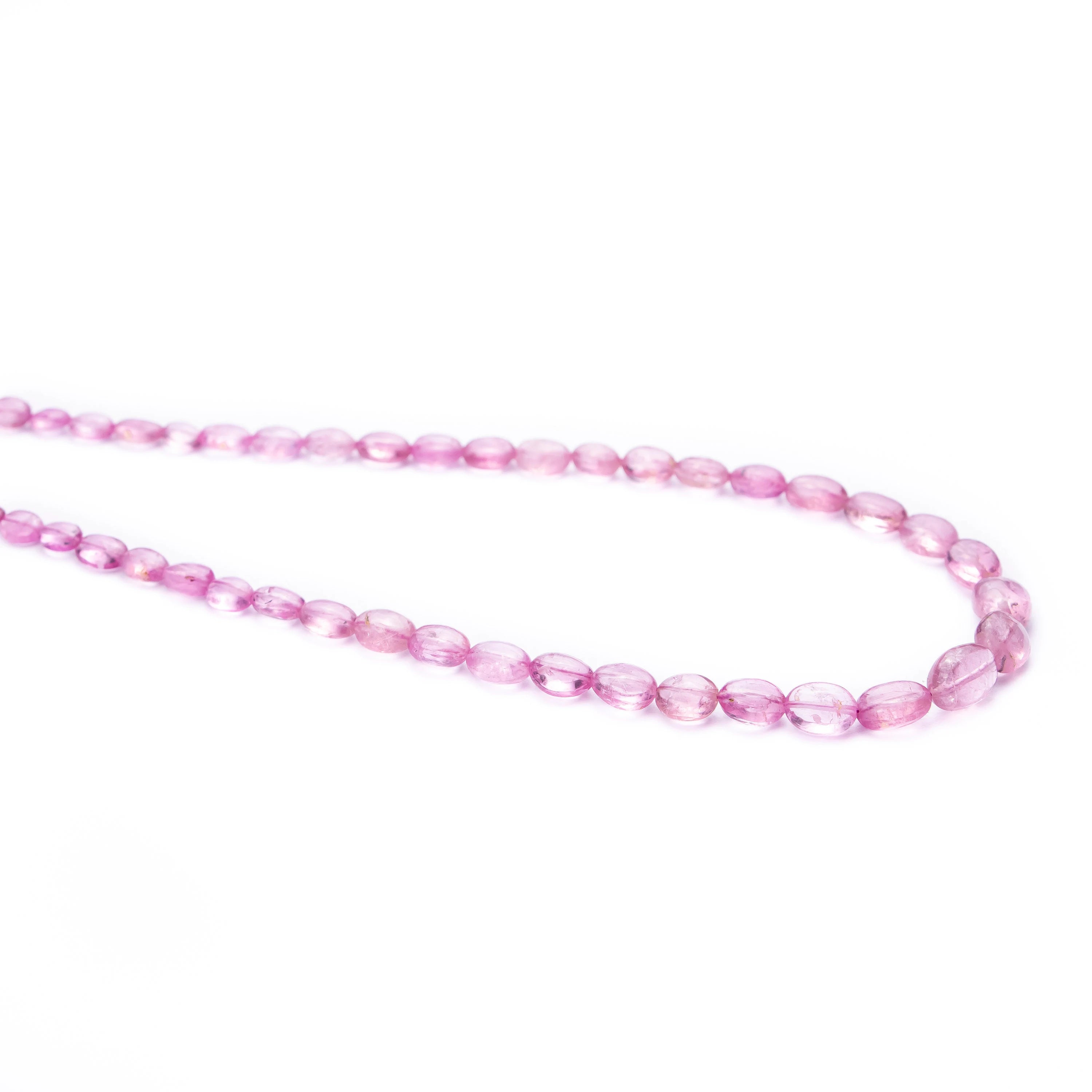 AA Quality Pink Tourmaline Smooth Oval Beads, Pink Tourmaline Oval Beads, SKU2500