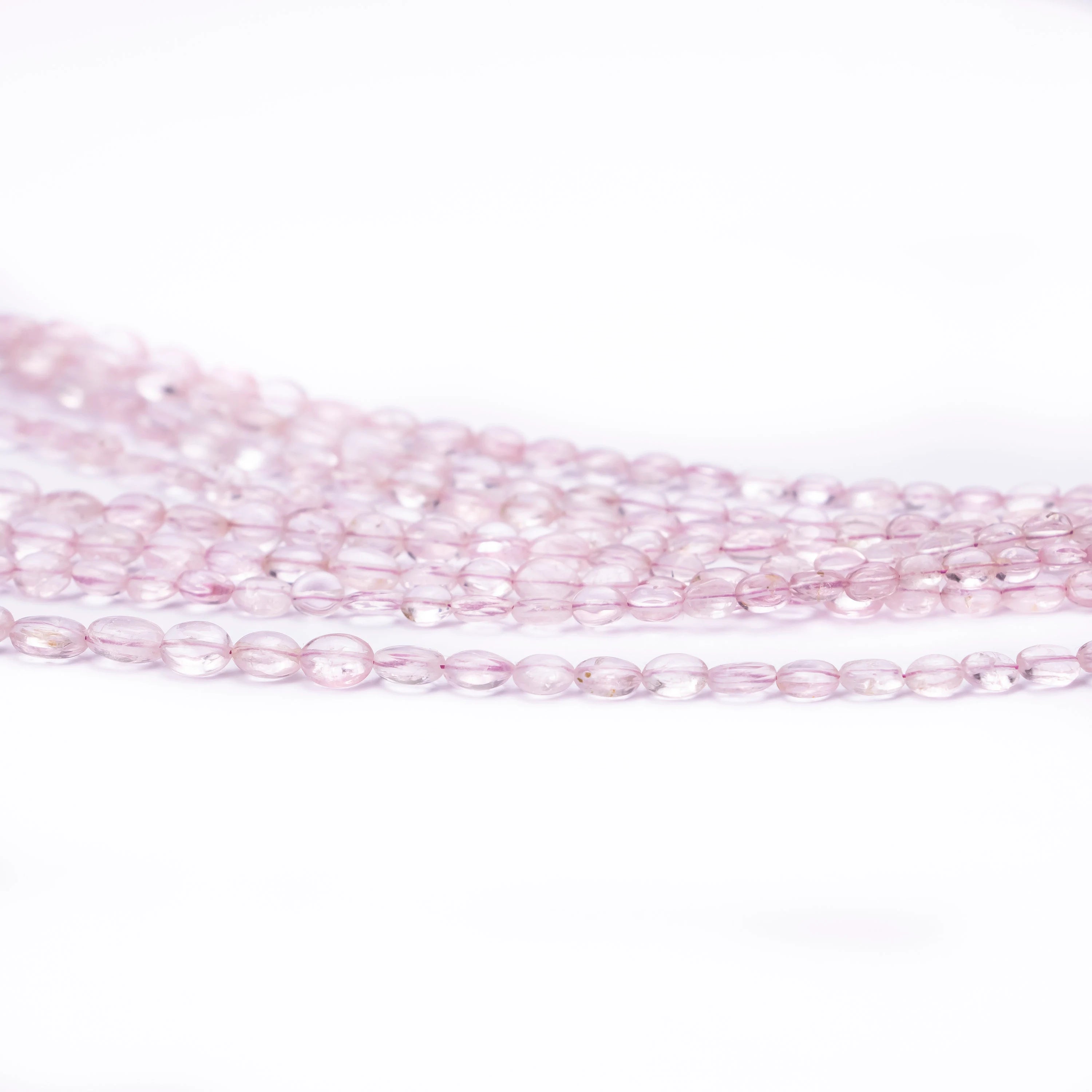 AA Quality Pink Tourmaline Smooth Oval Beads, Pink Tourmaline Oval Beads, SKU2499