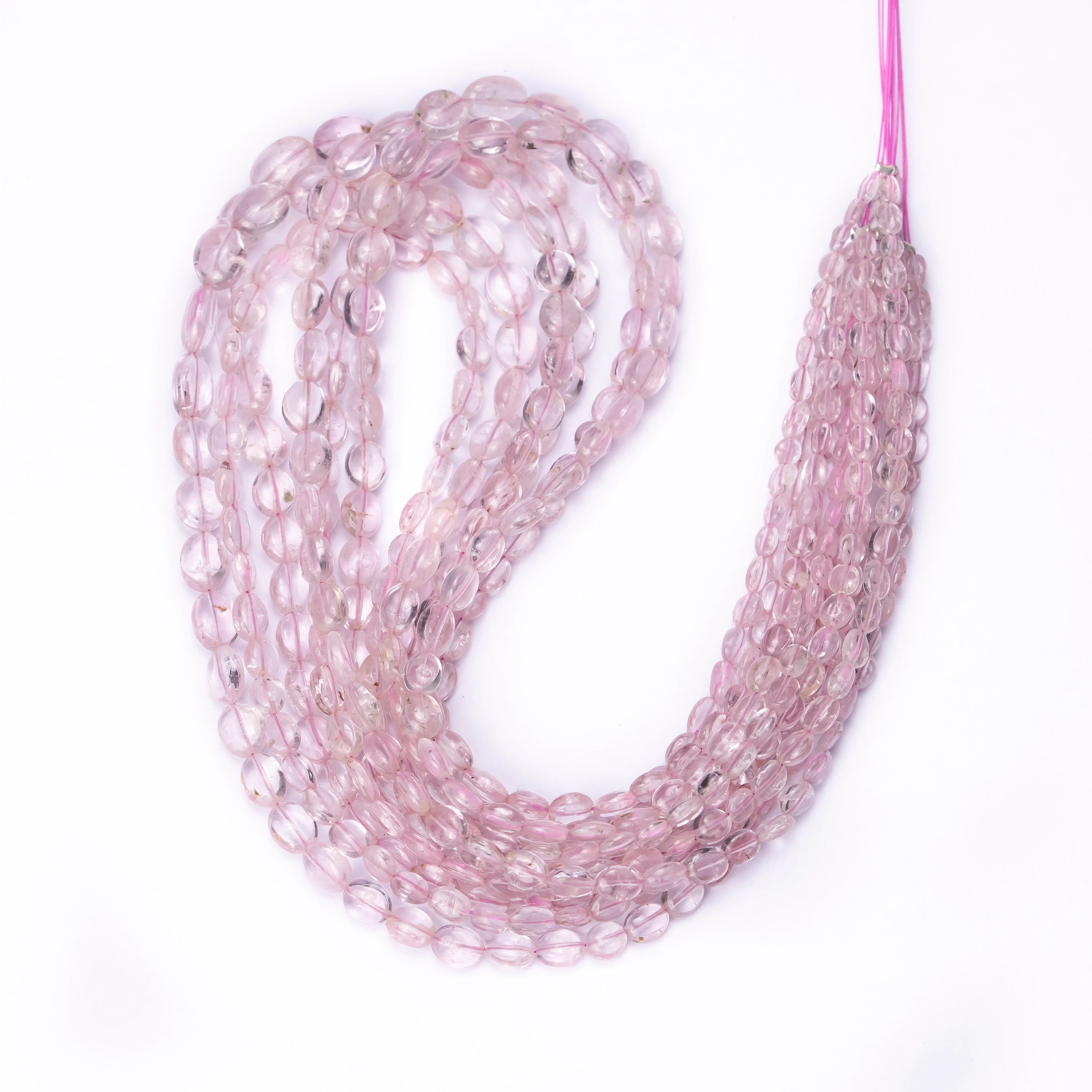 AA Quality Pink Tourmaline Smooth Oval Beads, Pink Tourmaline Oval Beads, SKU2499