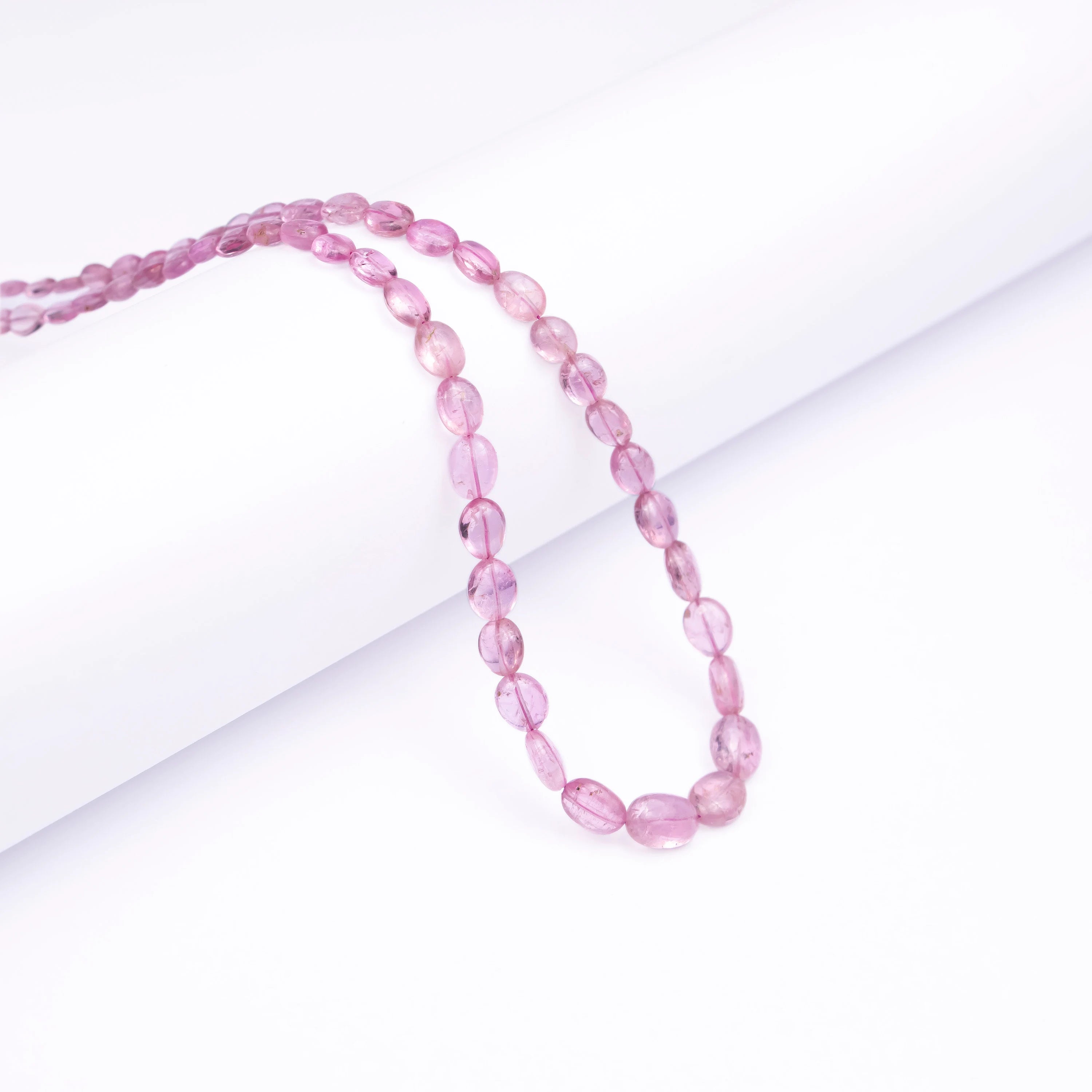 AA Quality Pink Tourmaline Smooth Oval Beads, Pink Tourmaline Oval Beads, SKU2500
