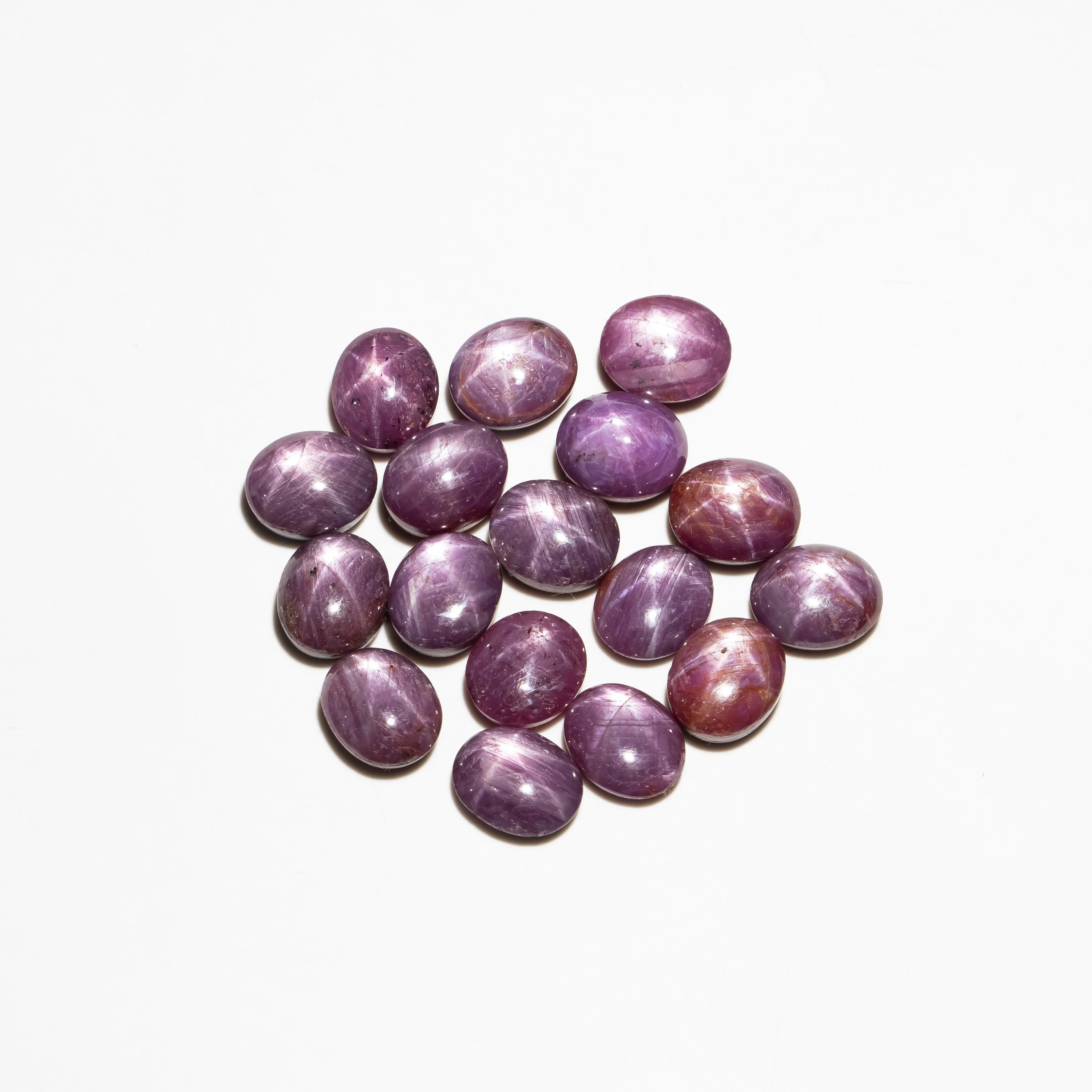 Natural Star Ruby Calibrated Oval Cabochon, 10x12 mm Cabs, SKU2331