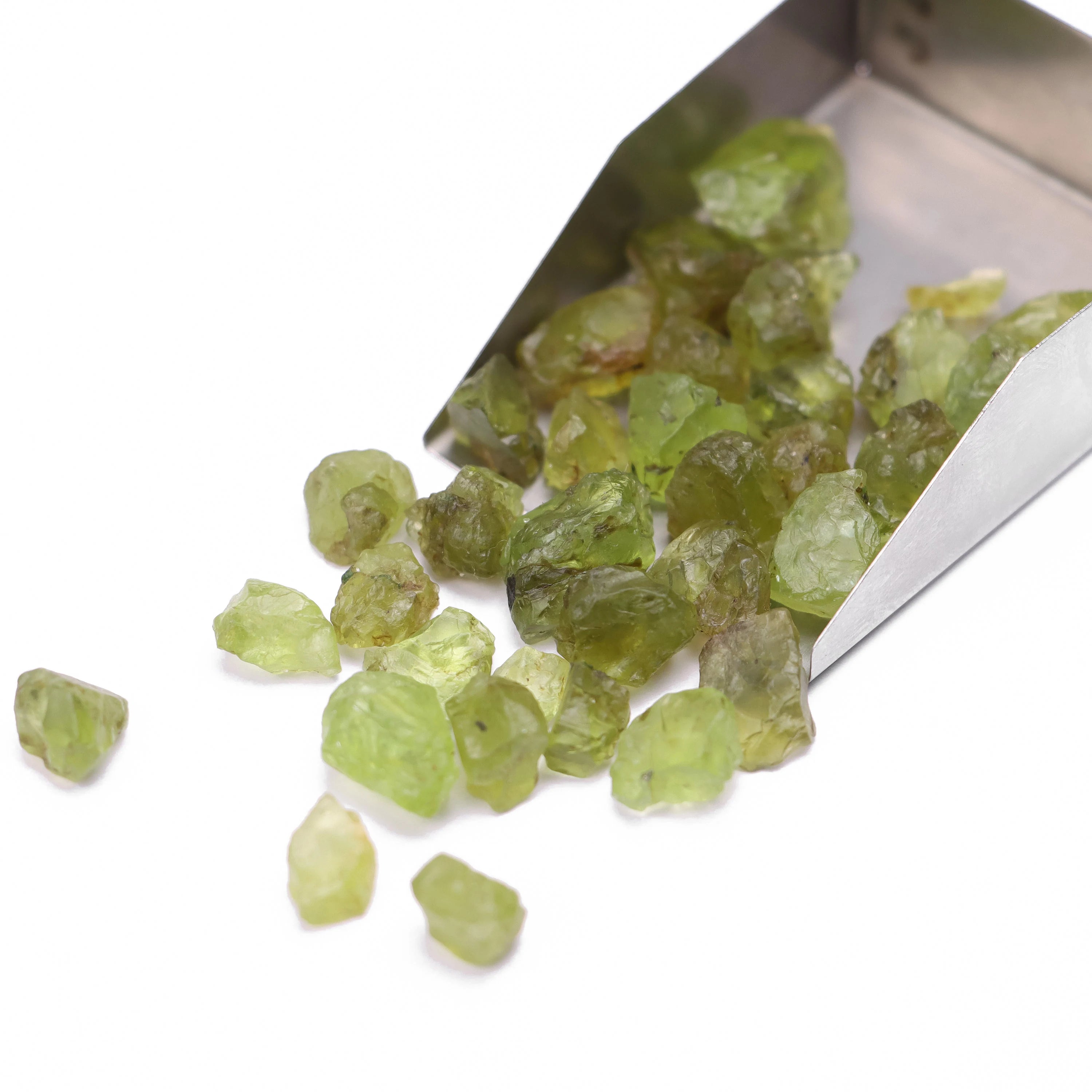 Peridot Rough Loose Gemstone, 5 mm To 8 mm, SKU379