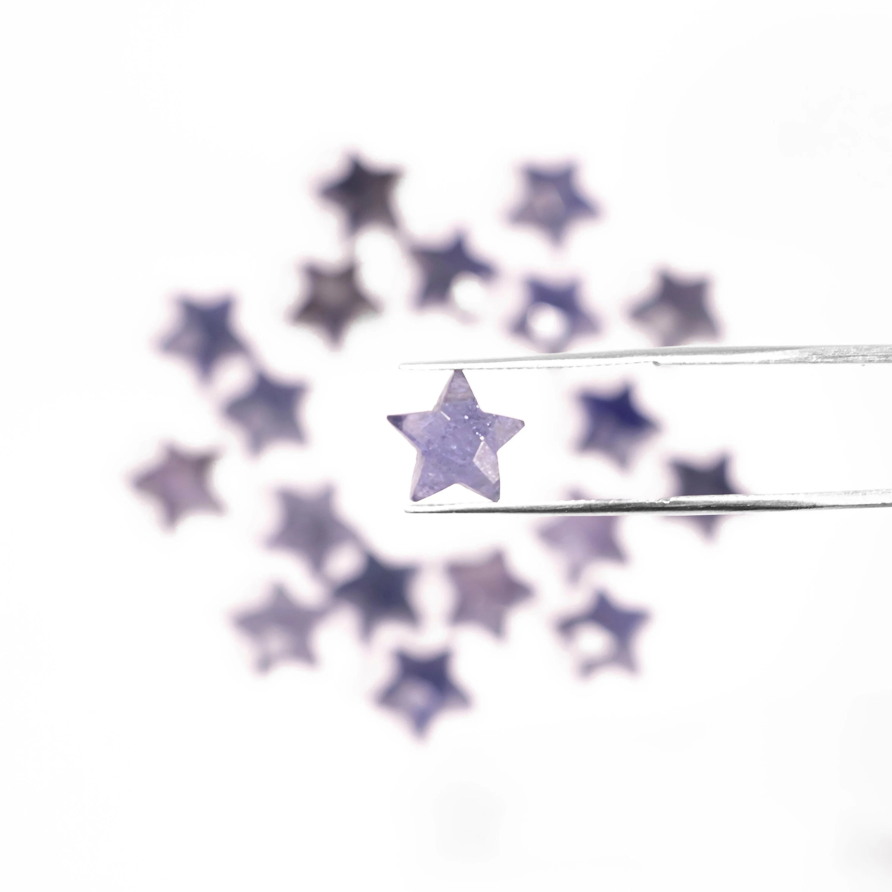 Iolite Star Faceted Gemstone, AA Quality Jewelry Making Star Gemstone, SKU2392