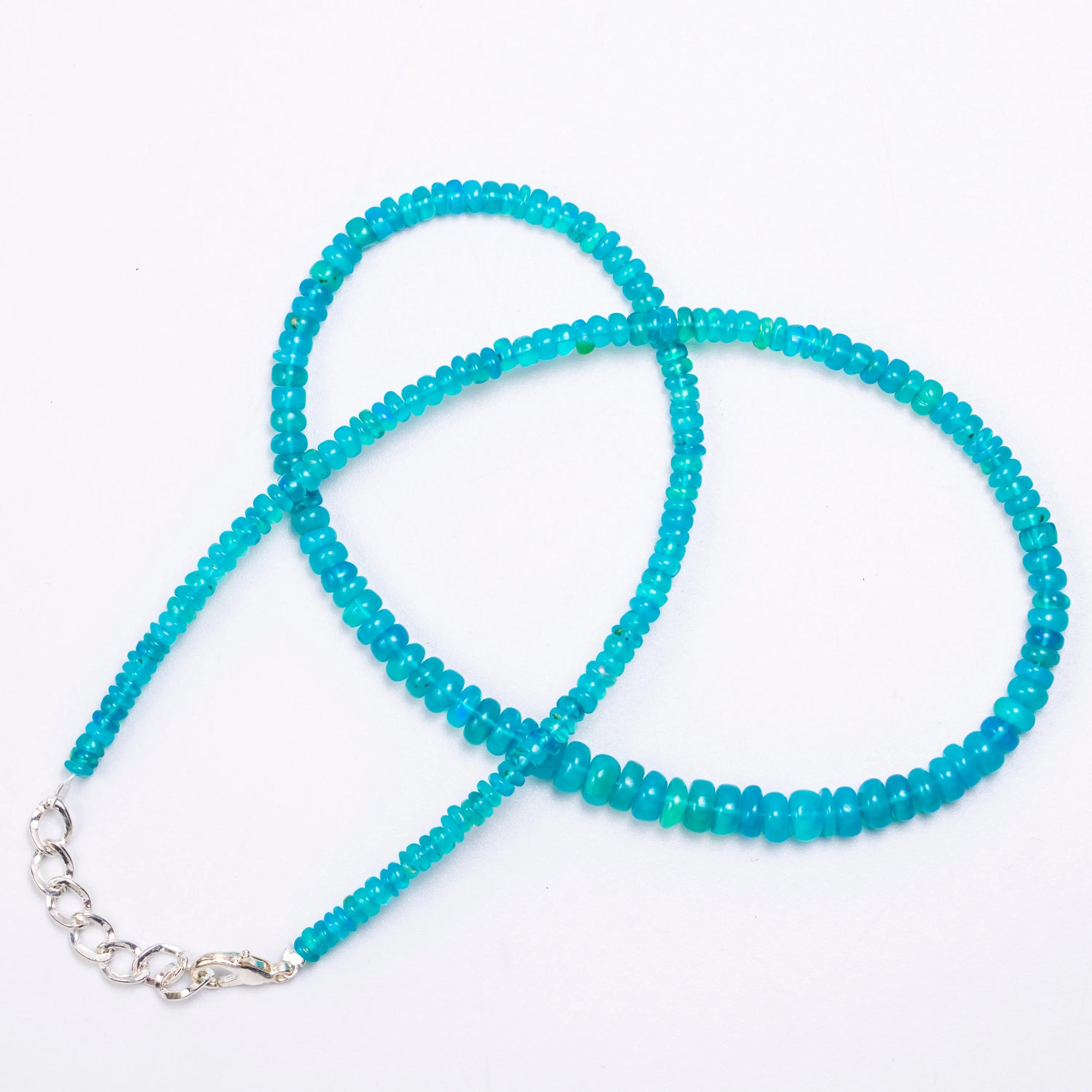 AAA Quality Ethiopian Opal Smooth Rondelle Beads, 3.5 mm To 6 mm, SKU2118